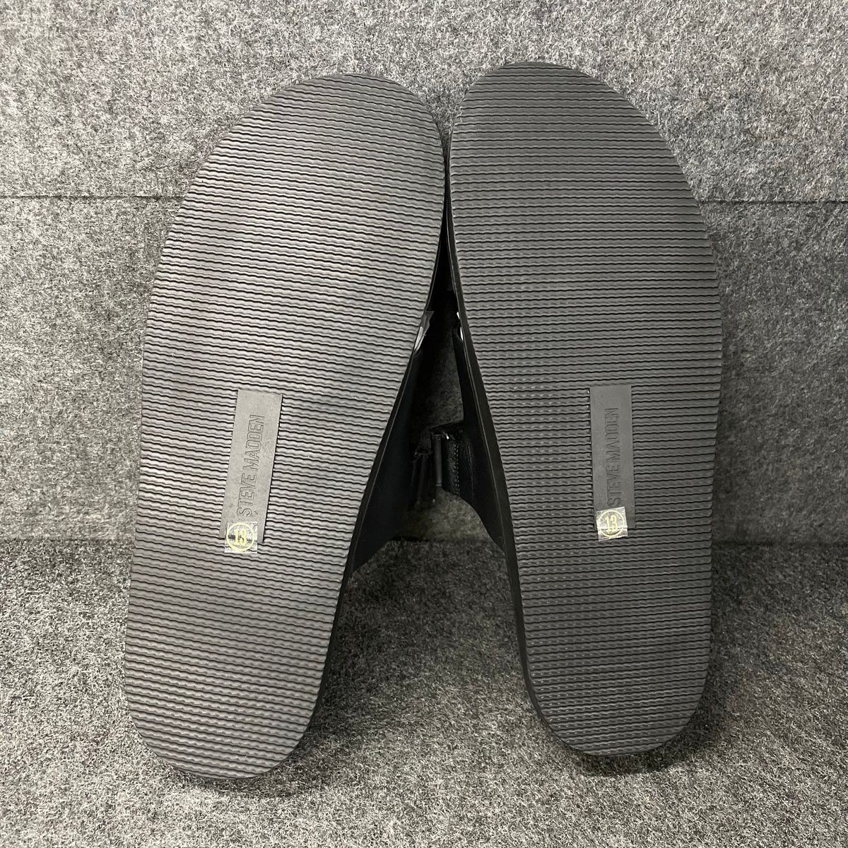 STEVE MADDEN Maiven Slide Sandals Mens Size 13 M Black MAIVA01M1017130