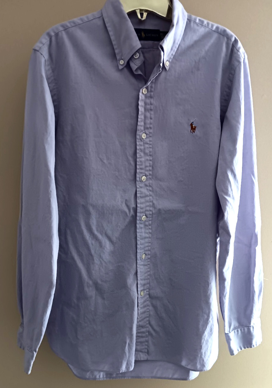 Ralph Lauren Men’s Classic-Fit Oxford Shirt Lavender 15 1/2 39 Cotton