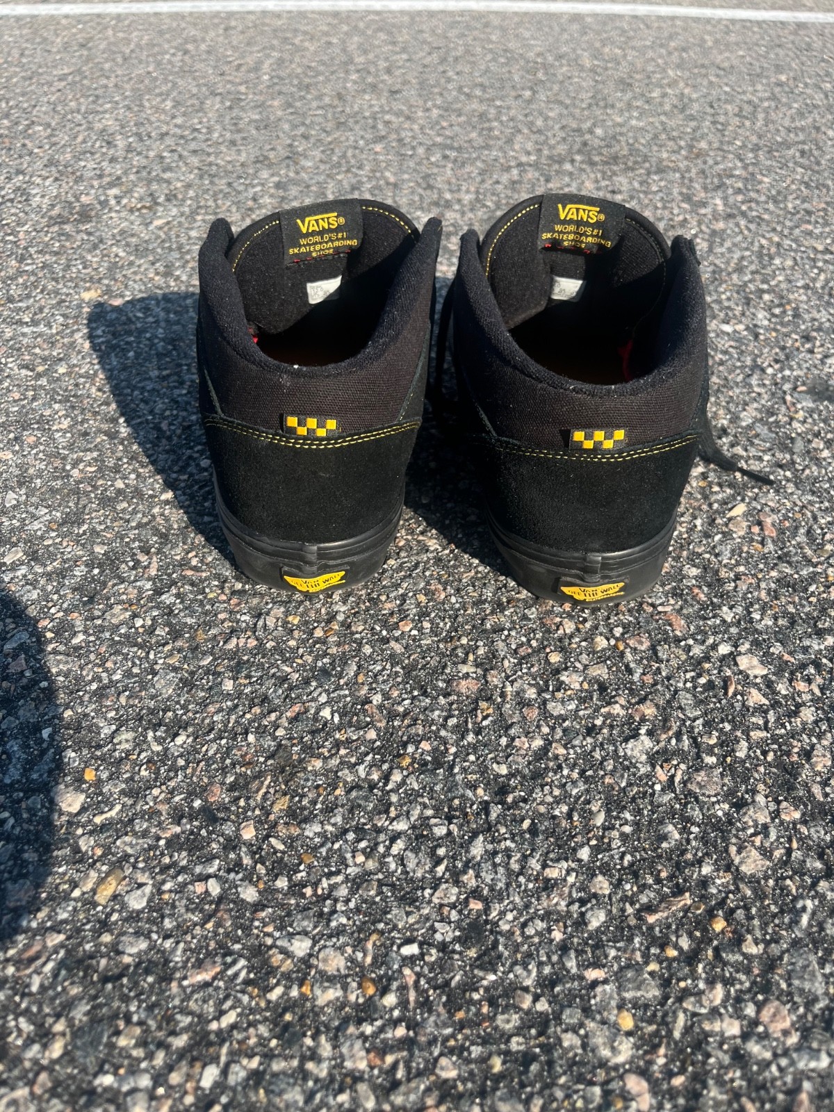 Vans Half Cab Black Mustard Size 12