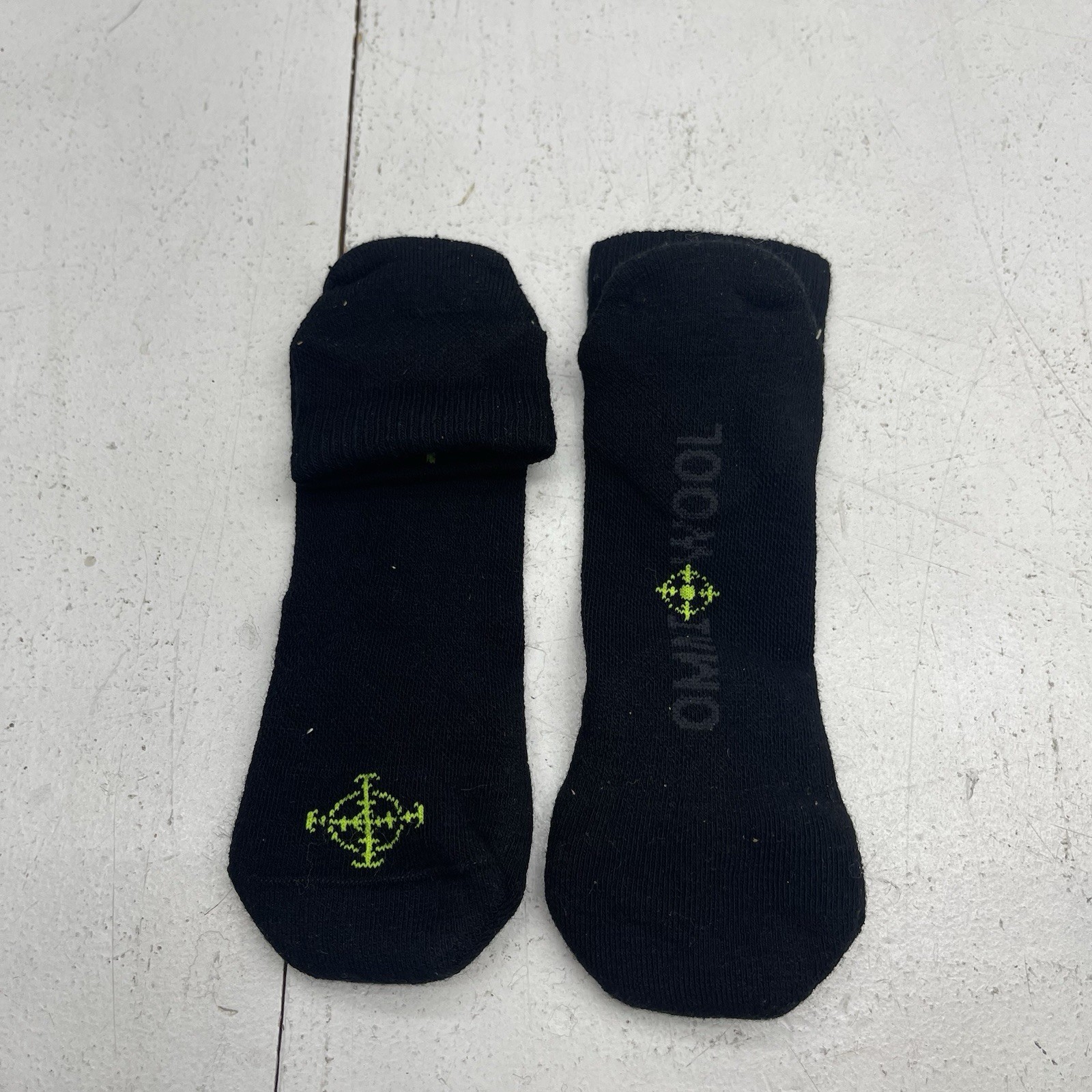 Omni Wool Tactical Endurance Black Low Ankle Socks Unisex Adults Large M9-12 W10