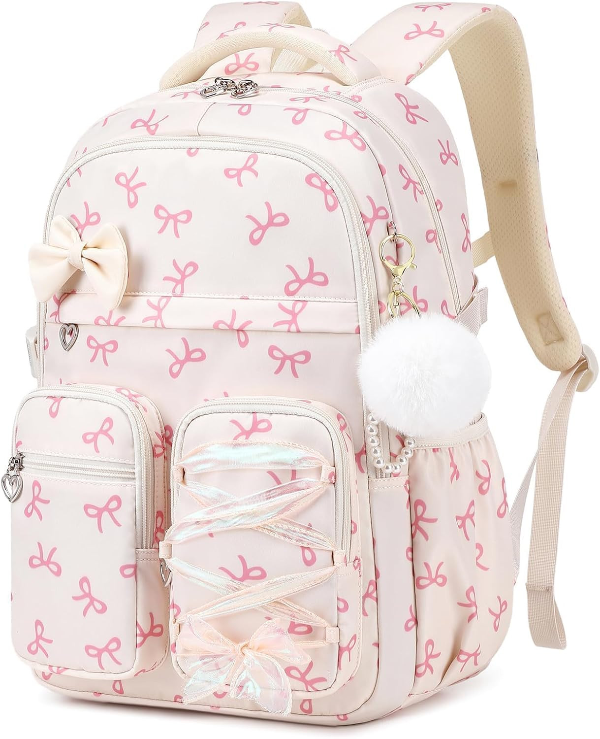Kids Backpack for Girls, Fits 15.6 Inch Laptop Large Capacity School Bookbag, Gi