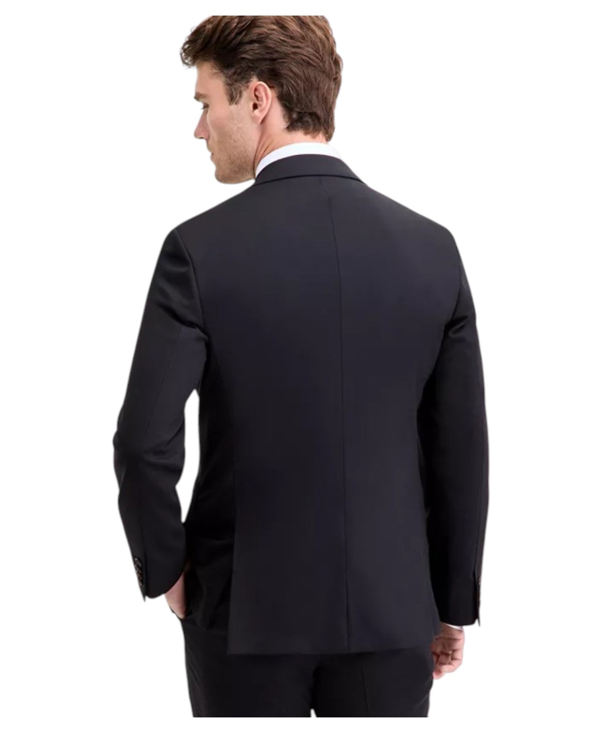 Ted Baker Mens Modern fit Suit Jacket Blazer 40 S Black Solid Stretch