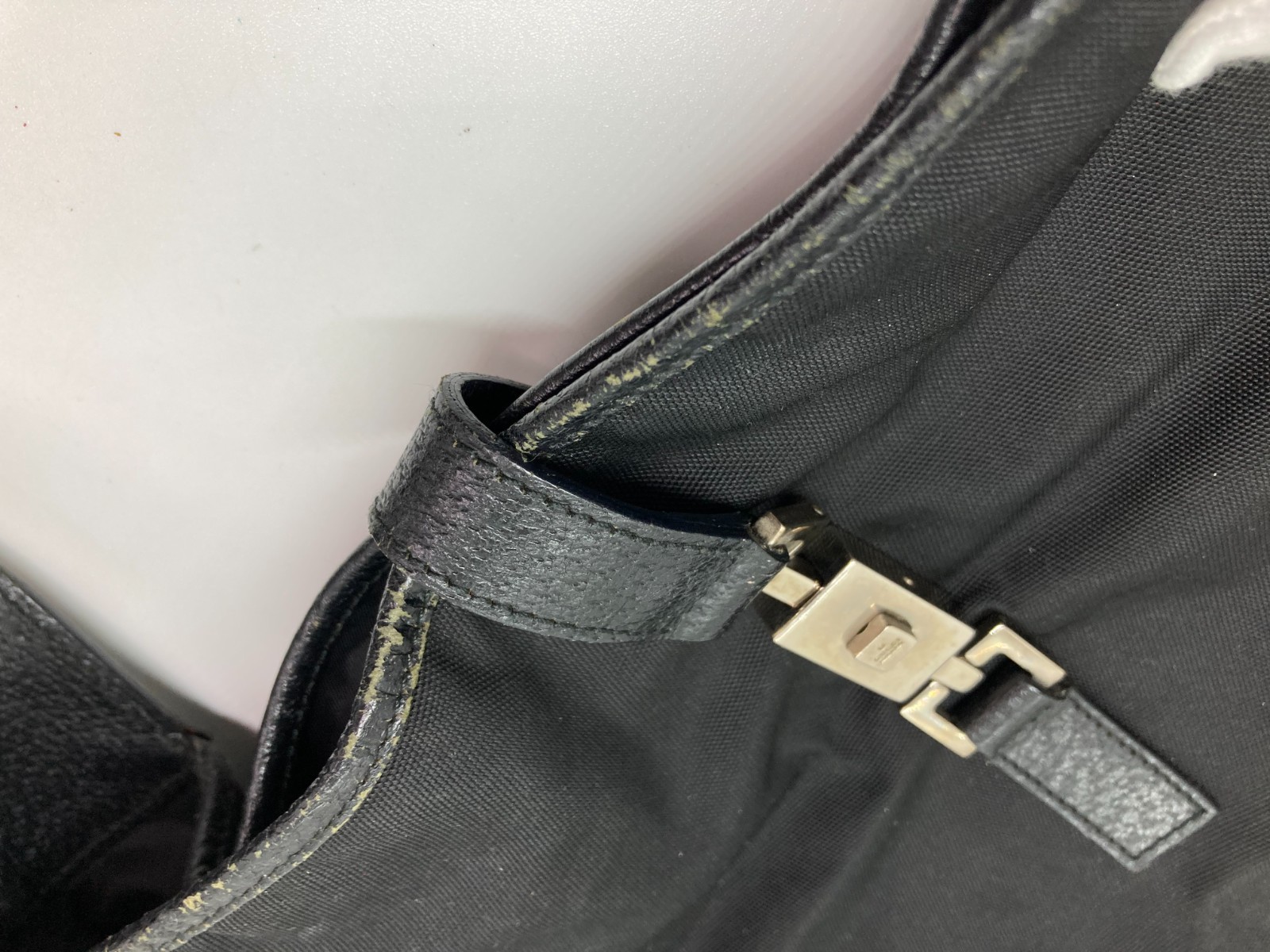 used GUCCI Jackie hobo One Shoulder Bag 001・3306・002053 Black Leather 32325