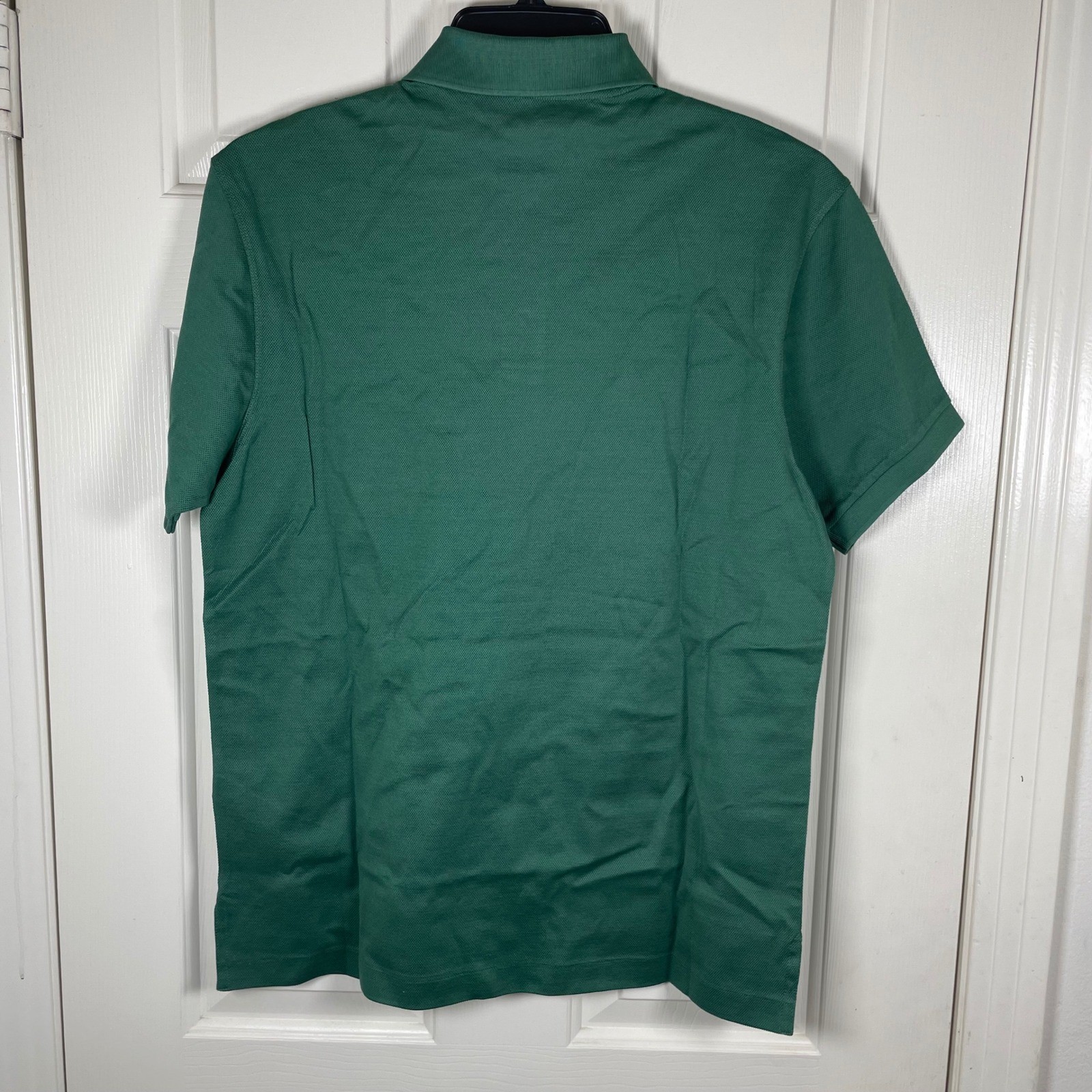 Ralph Lauren Purple Label Mens Green Cotton Pique Polo Shirt Made in Italy New M