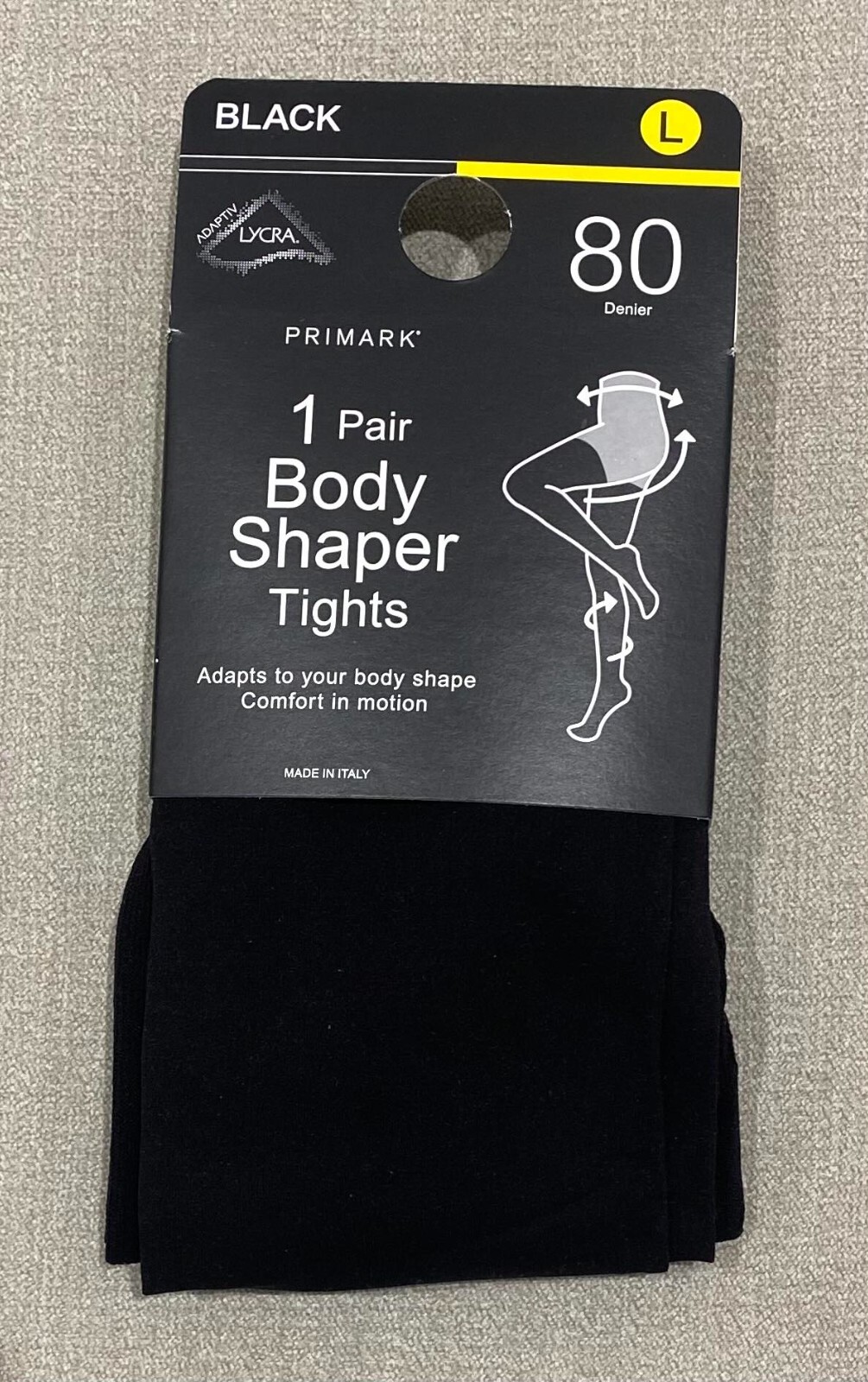 Black 1 Pair Body Shaper Tights Bum Tum Legs 100 80 40 Denier S/M/L/XL