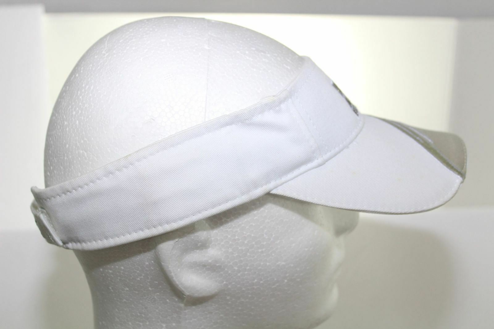 Homestead Miami Speedway 1 Sz White Visor Cap ISC Motor Sports NASCAR Racing Hat