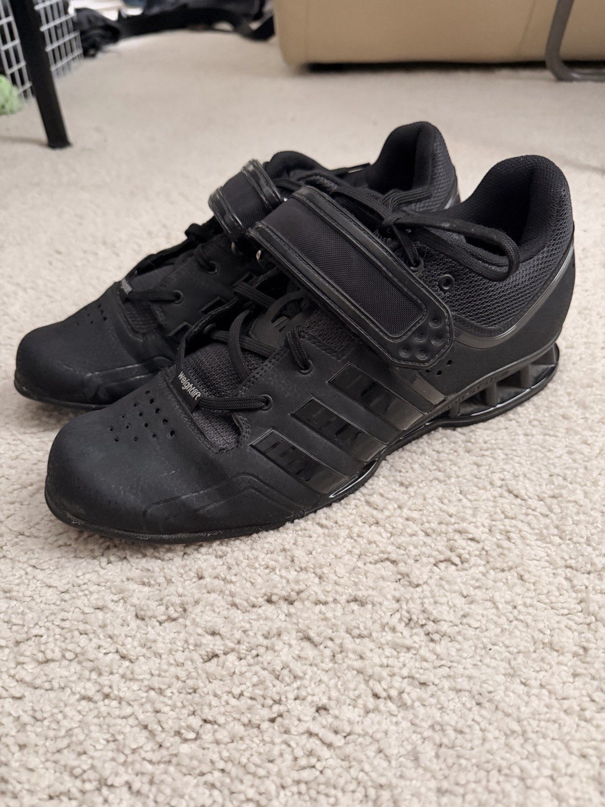adidas Adipower Weightlifting Men’s Sneakers Core Black BA7923 Night/Silver