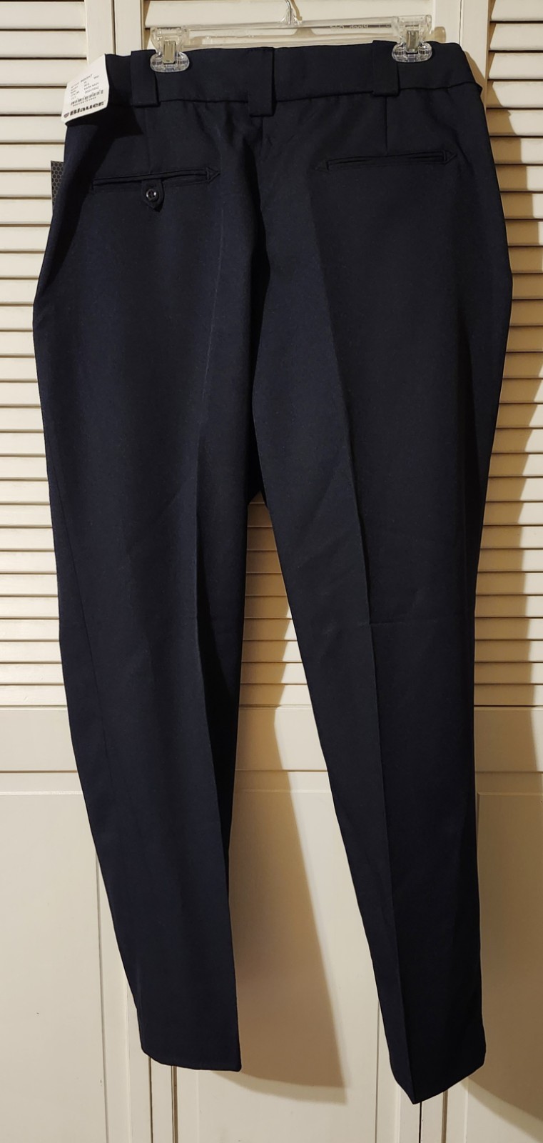 NWT Blauer Women’s 18 Dark Navy 4-Pocket Polyester Trousers Uniform Pants 8650
