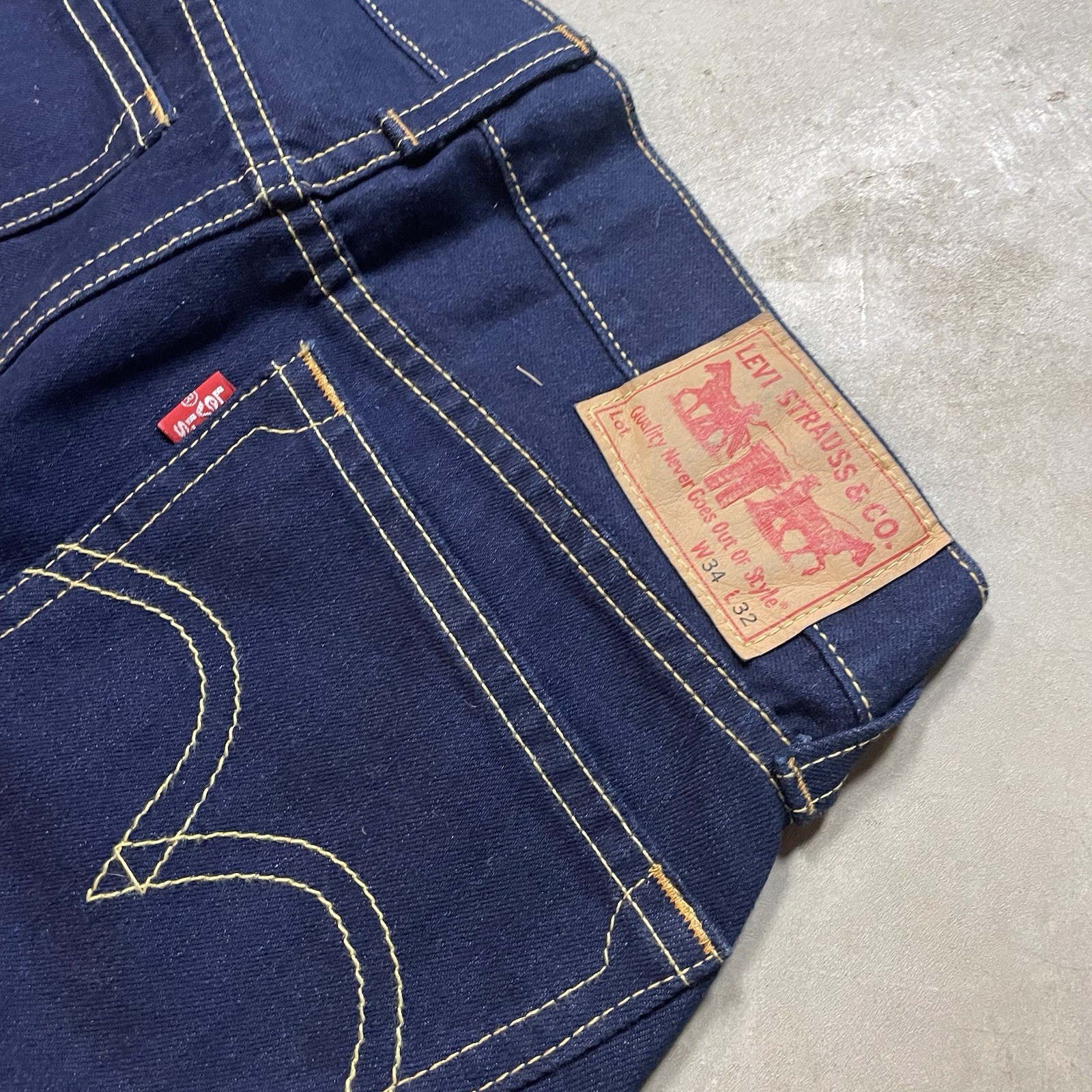 Levis Type 1 Jeans Vintage Y2K Wide Leg Baggy Real Loose Skater 34×32 Fits 36×31