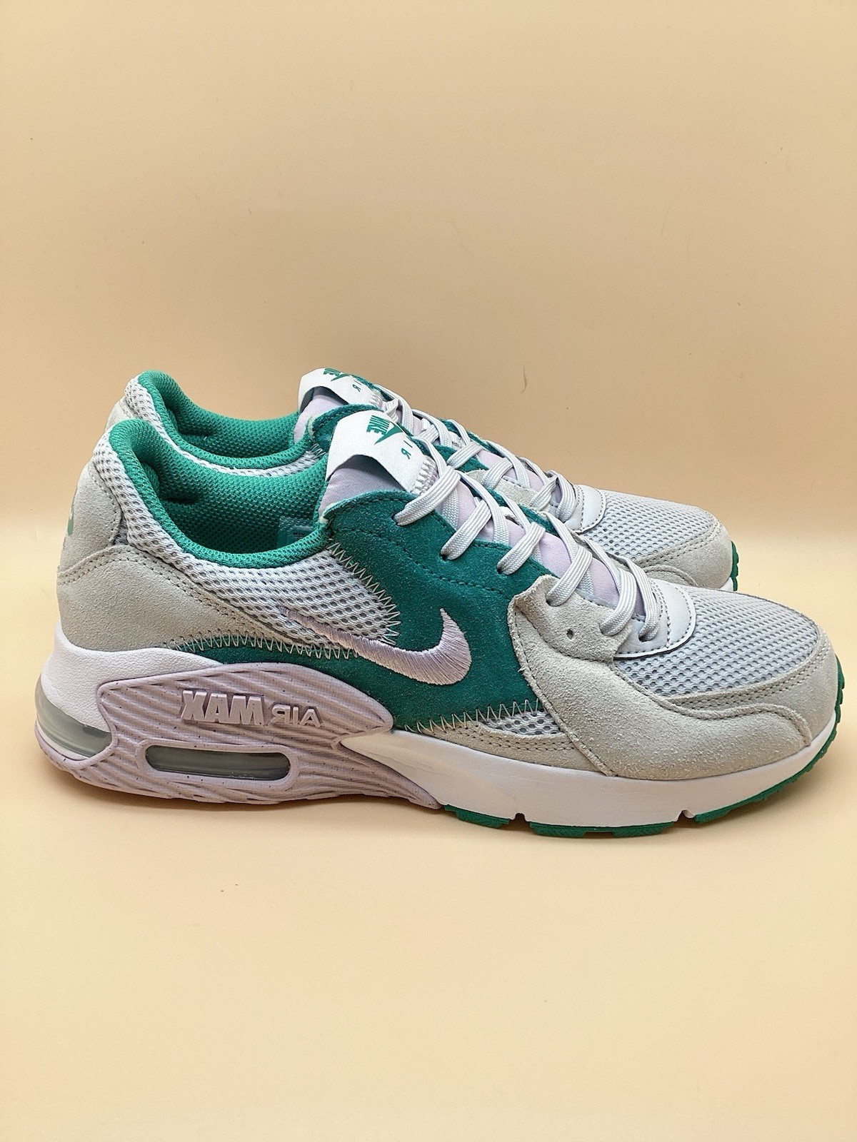Nike Women’s Air Max Excee Light Gray, Teal, and Green Athletic Sneakers US 7.5