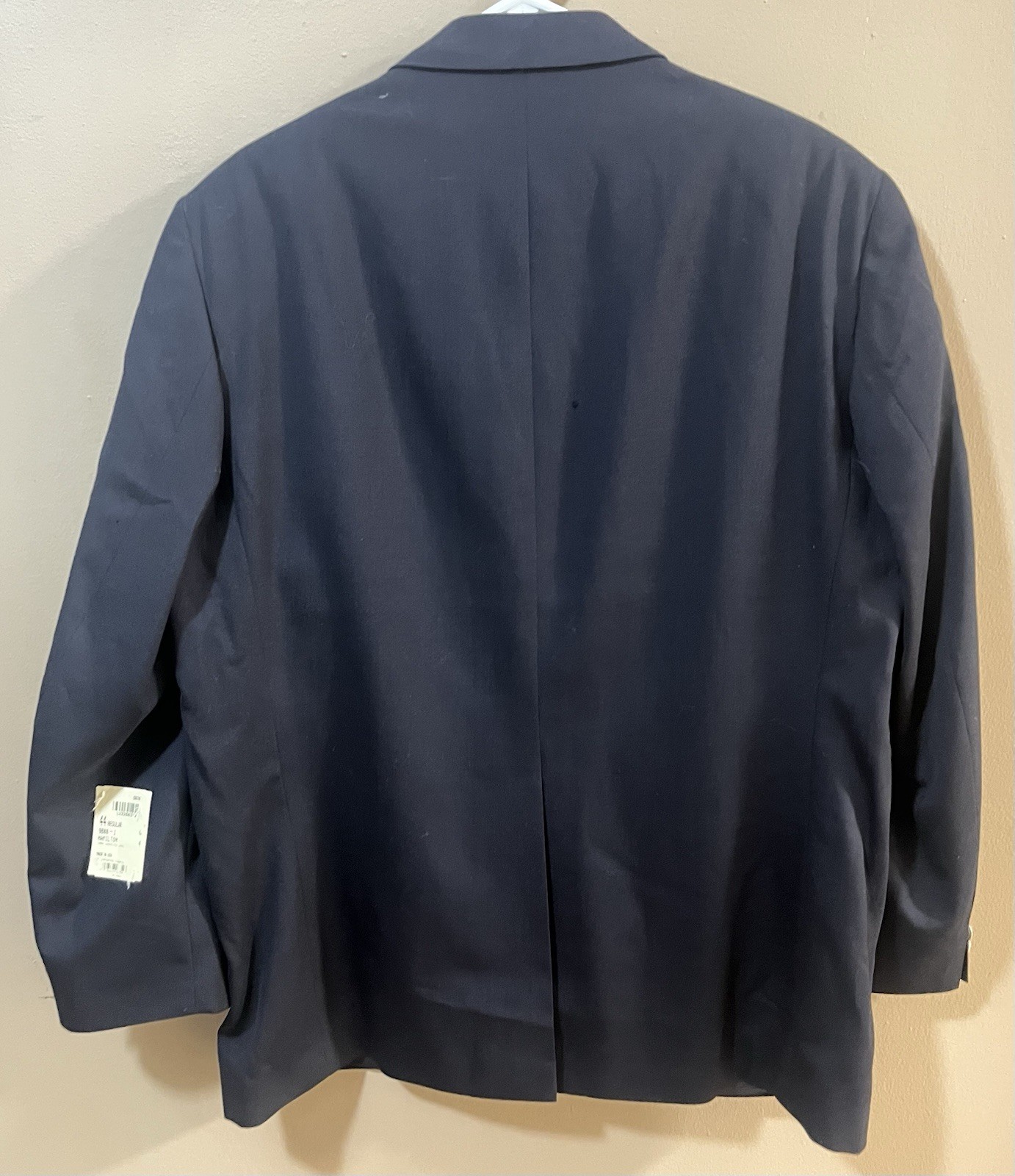 Hamilton Men’s Blazer 44R 100% Worsted Wool Made in USA Navy Sport Coat NWT