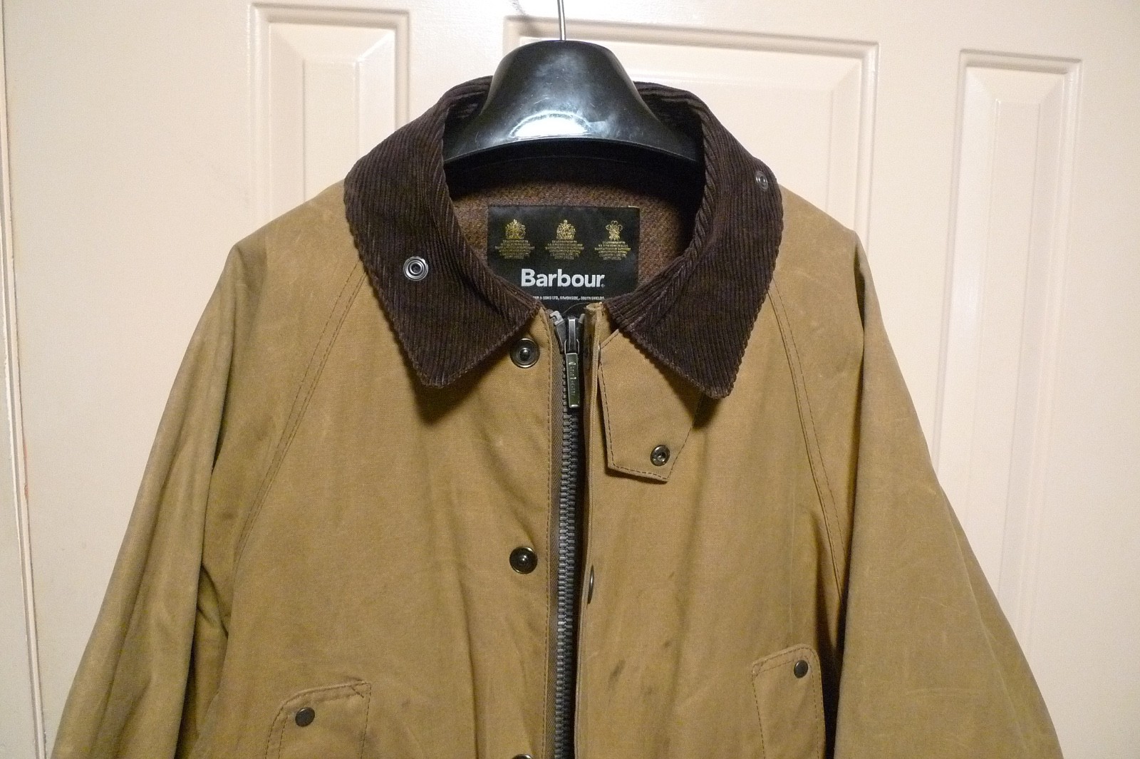 BARBOUR – A501 CRASTER 10 OZ WAX COTTON JACKET – EXTRA HEAVYWEIGHT – 46 – RARE