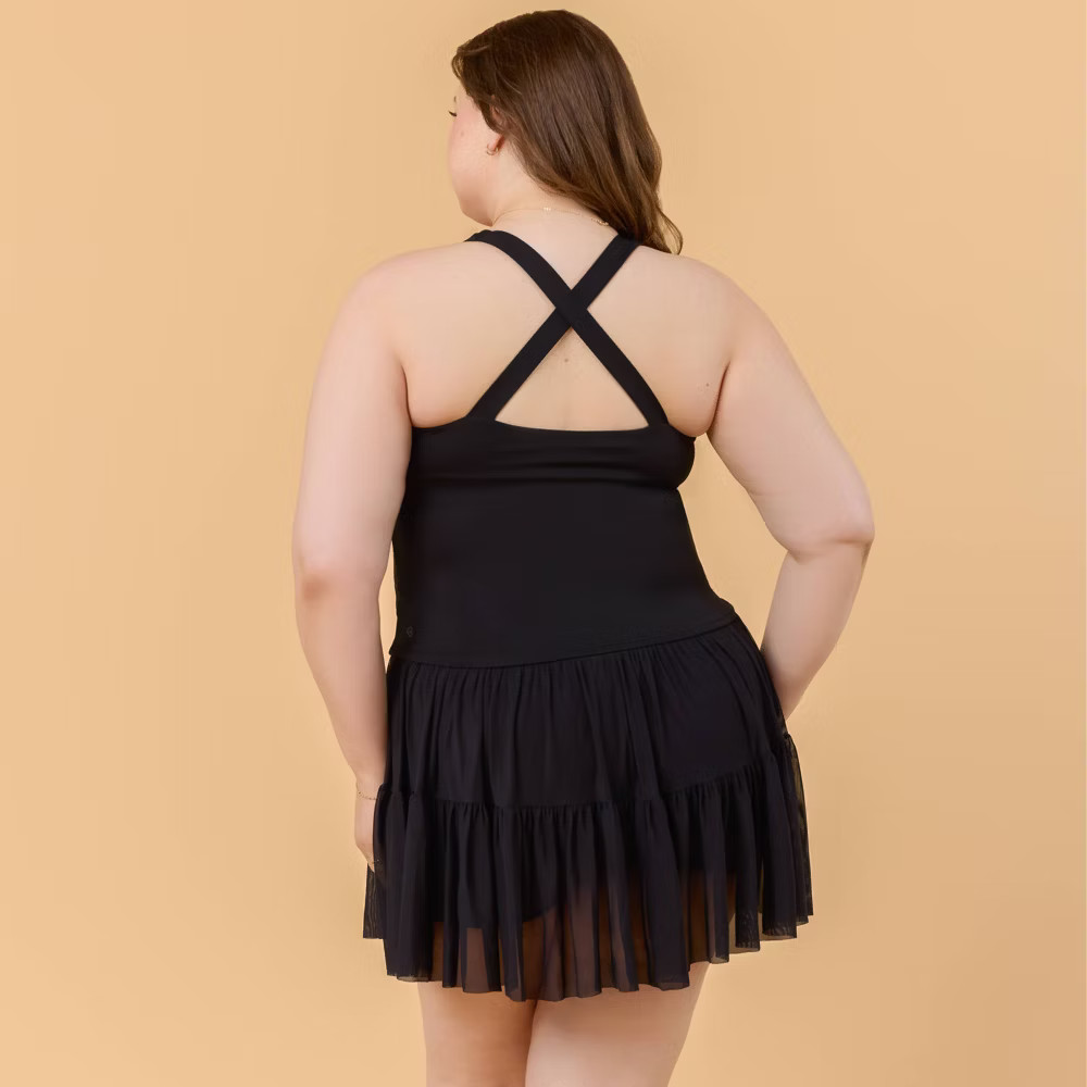 Blogilates Women Mommy & Me Ballerina Skort – Black 1X