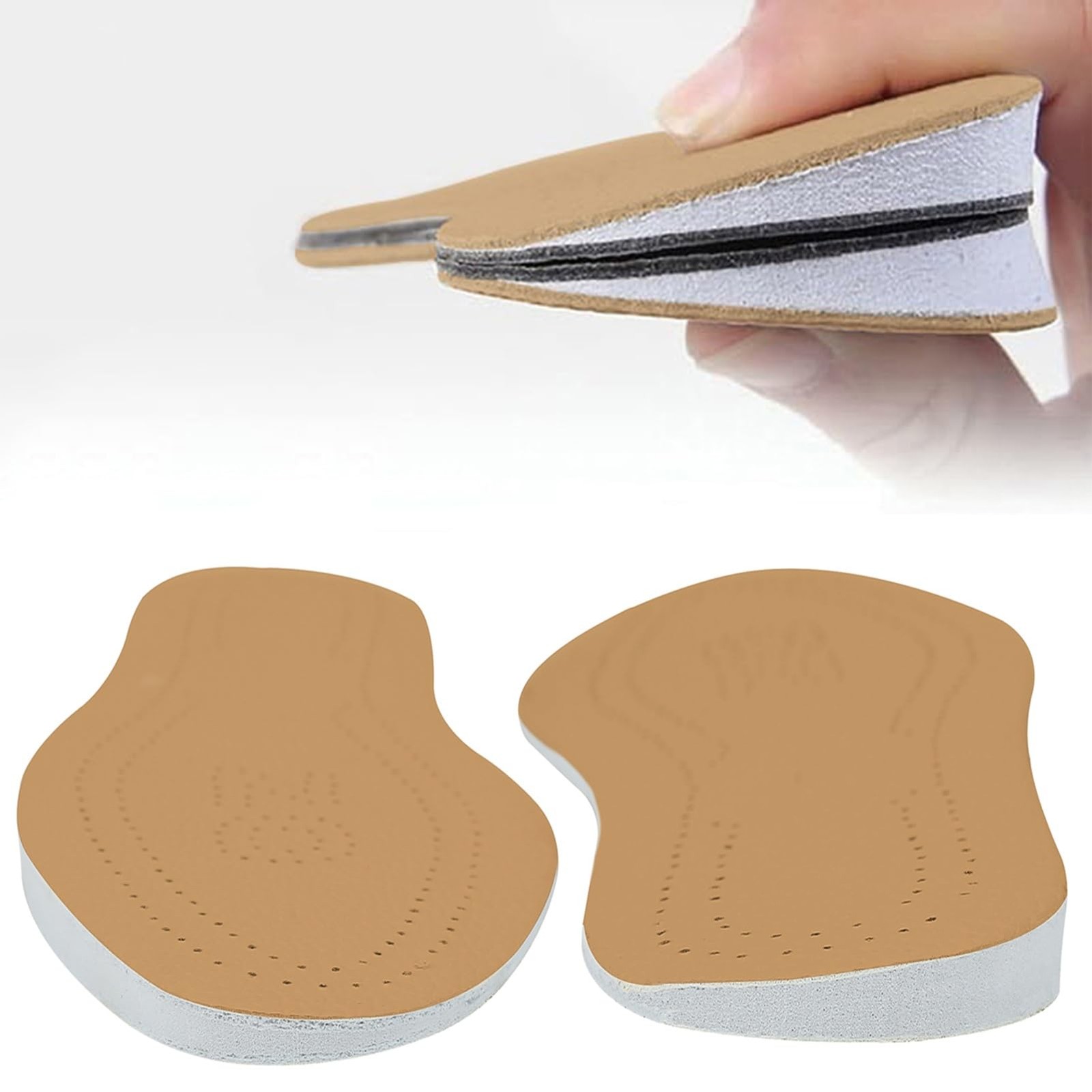 Supination Insoles,O/XO Leg Orthopedic Corrective Brown 41/42,