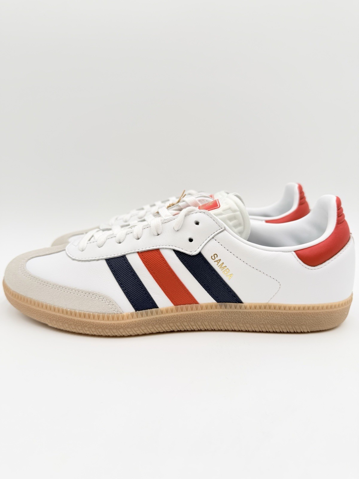 Adidas Samba OG FIFA World Cup 2026 Size M5.5/W6.5 White Red Blue Gum |HQ4950|