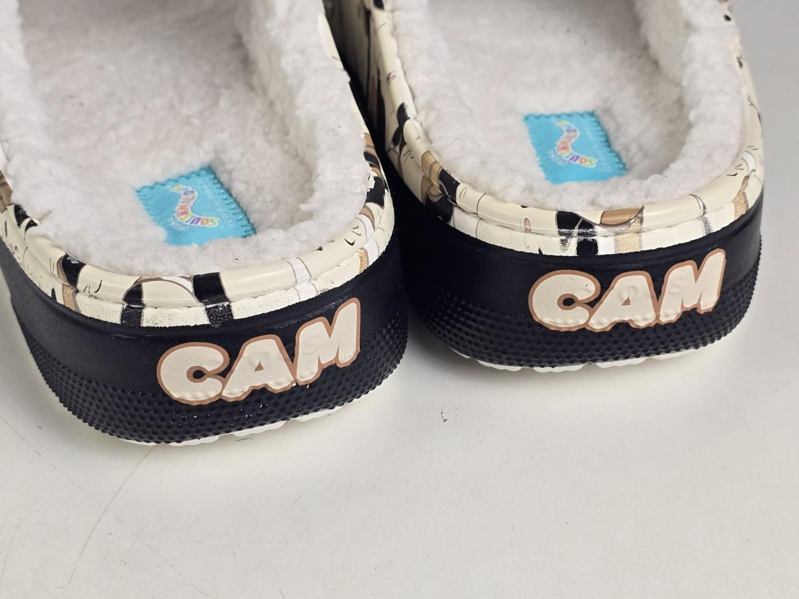 Unisex CROCS Squishmallows CAM Faux Fur Lined Cozy Sandals M-4/ W-6 Slide On New