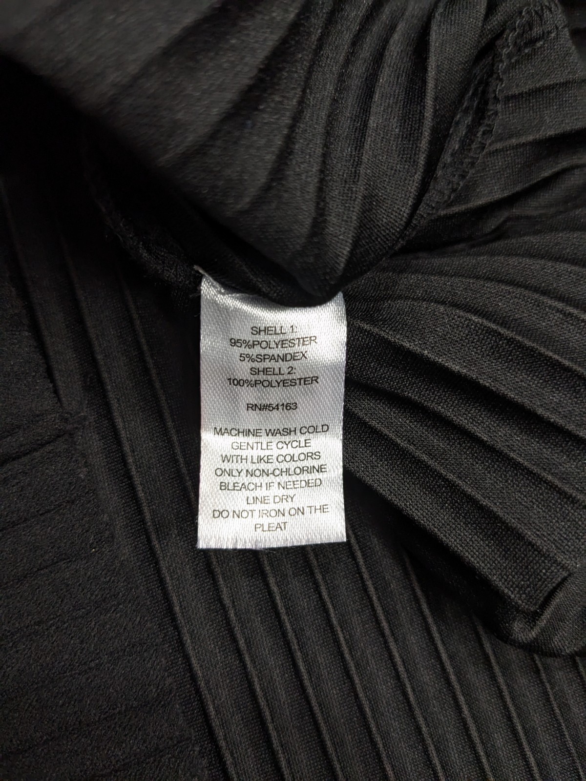 Marc New York Andrew Marc Black Ribbed Flowy Sleeve Blouse Womens L City #100L