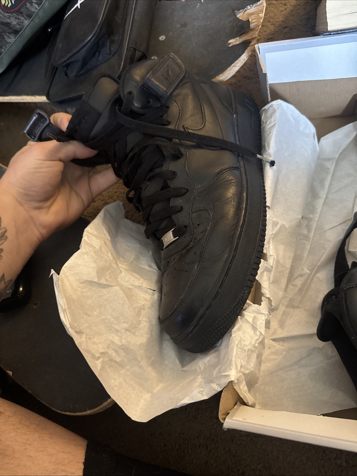 Nike Air Force 1 Mid 07 Black-Black