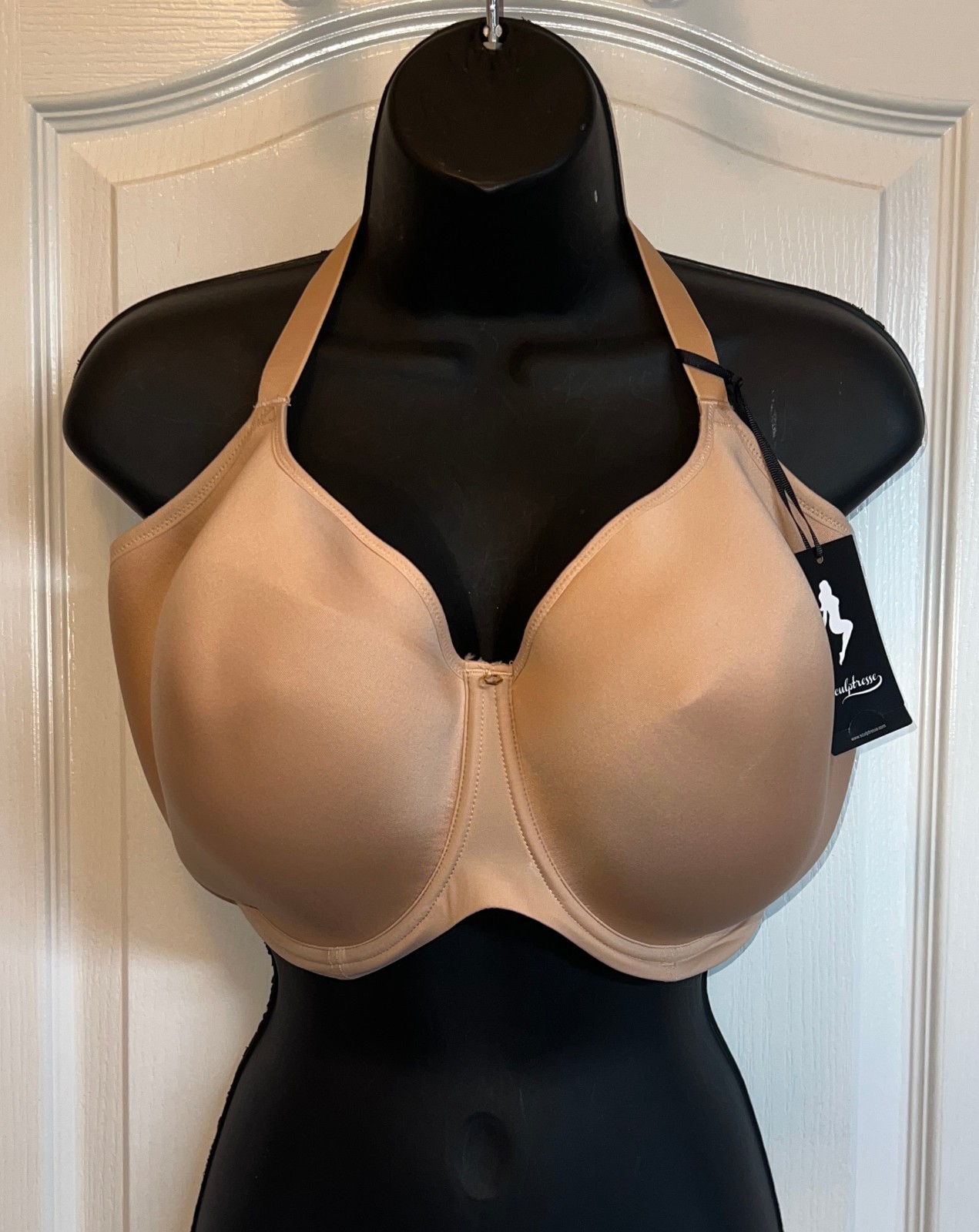 NWT! Sculptresse Elegance 10401 Smooth Molded Spacer T-Shirt Bra In Honey, 36HH