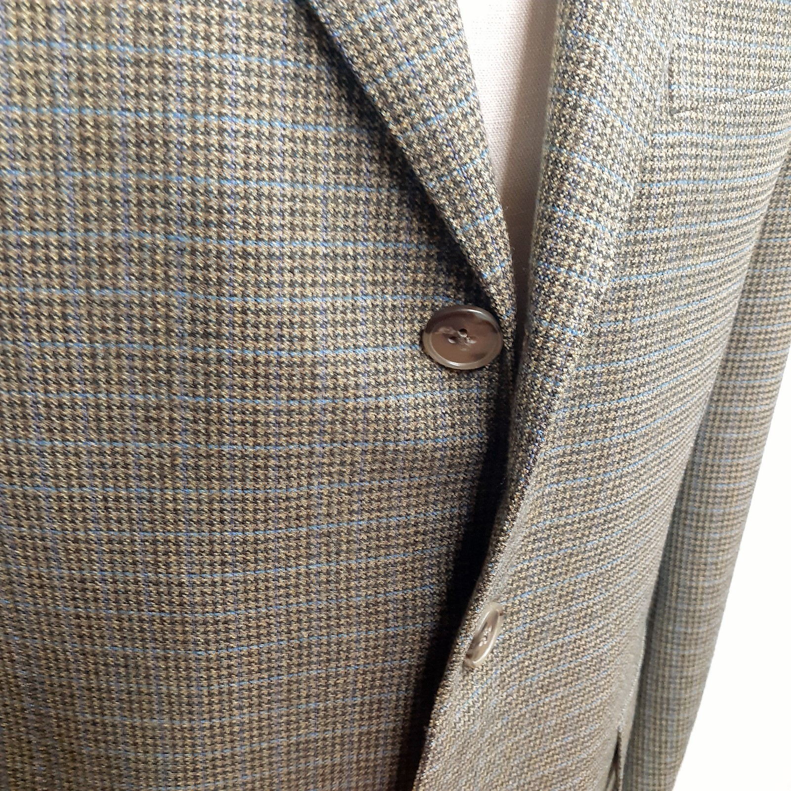 Ermenegildo Zegna US 40 Short EU 48 C Green Blazer Sport Coat Jacket Wool Plaid