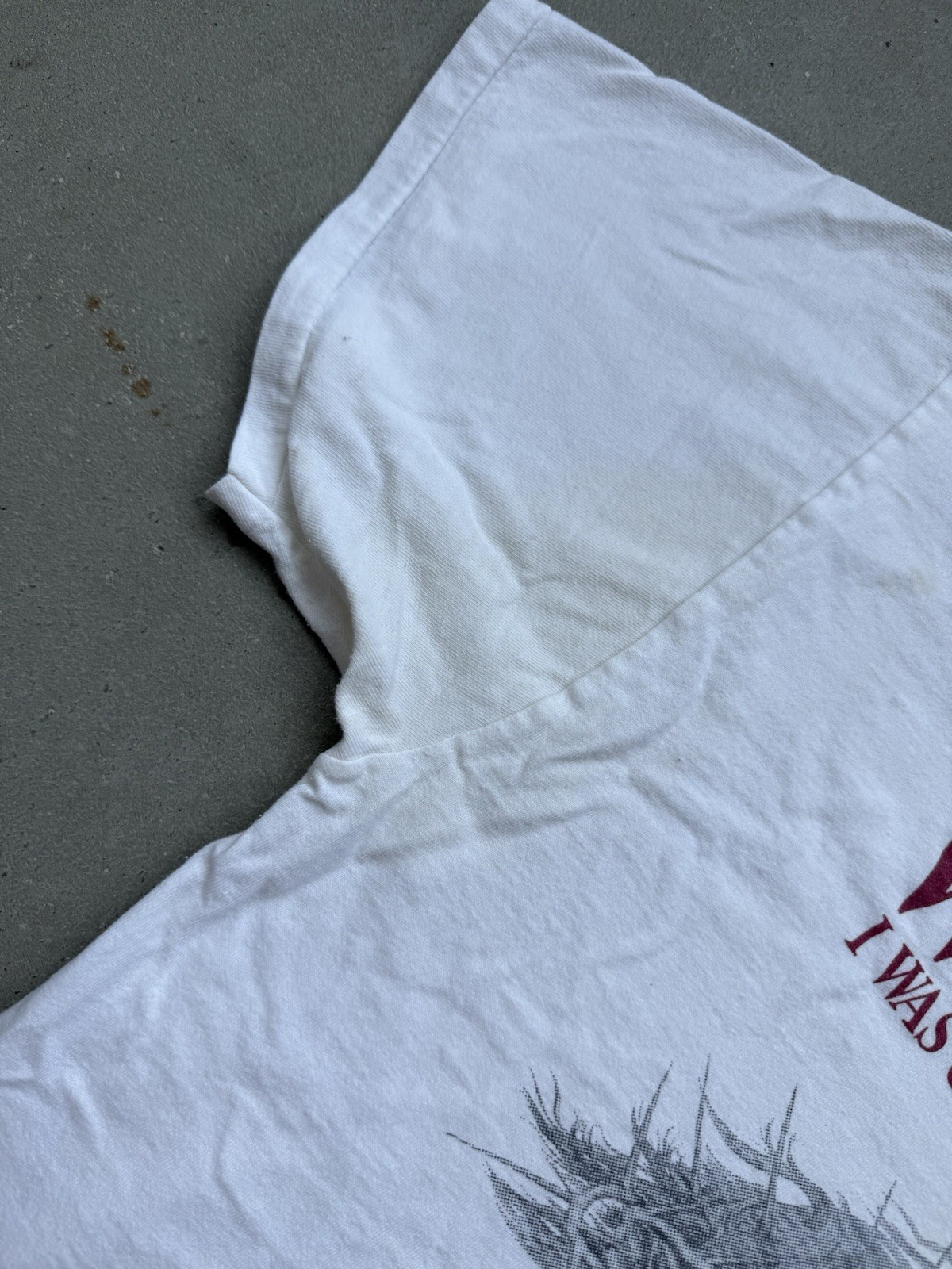 Vintage “While He Was On The Cross, I Was On His Mind” Jesus Tshirt Mens Large