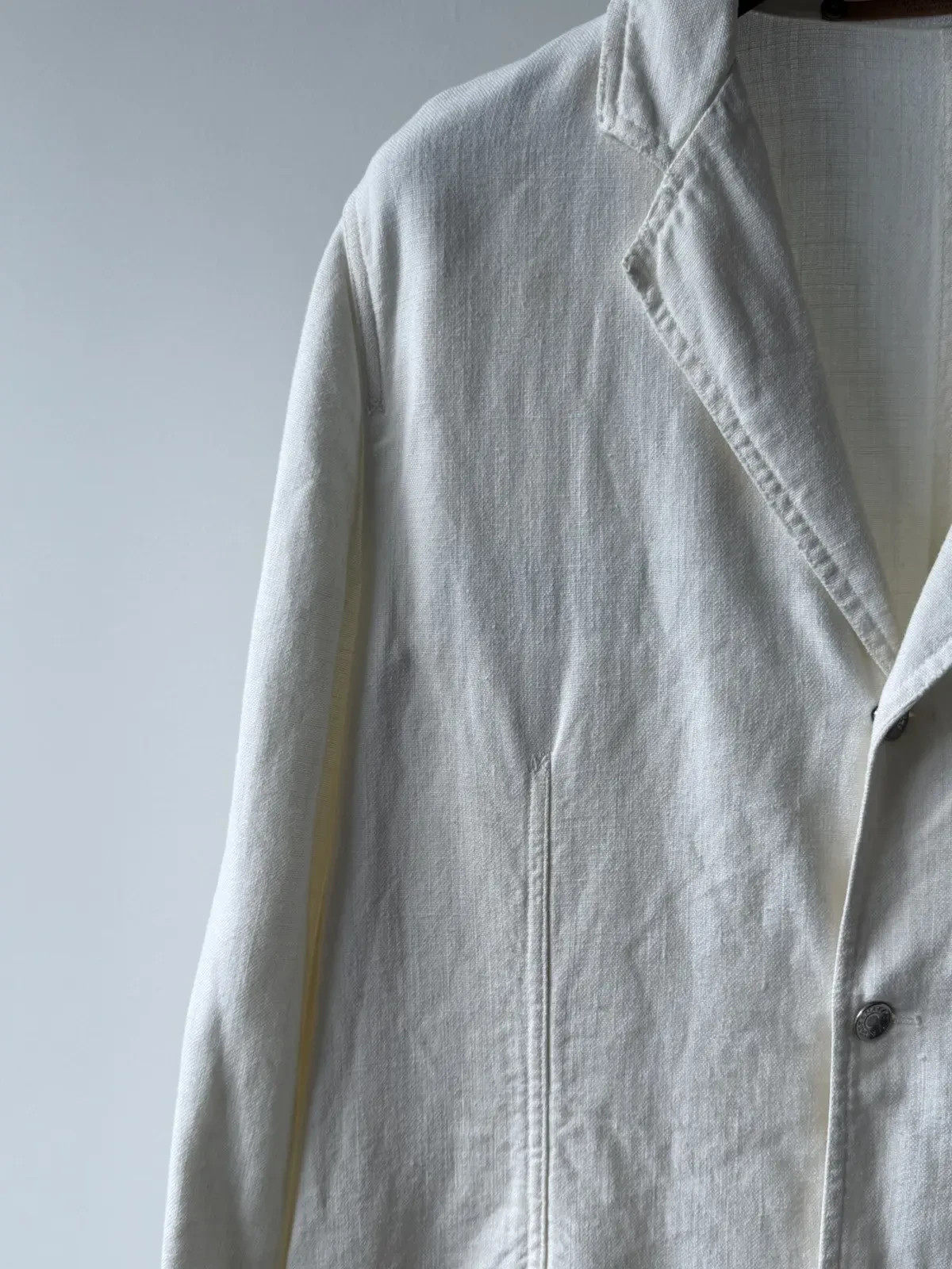 Dolce & Gabbana White Cotton Light Blazer Jacket Size 52