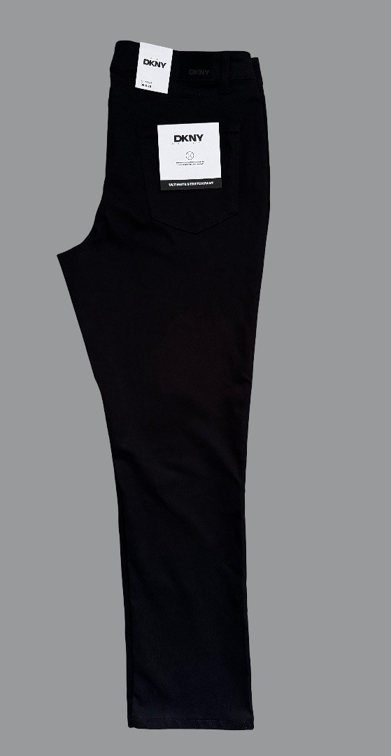 NWT DKNY Mens Ultimate Stretch Pants Stanton Slim Fit 32 33 34 36 38 Black O3