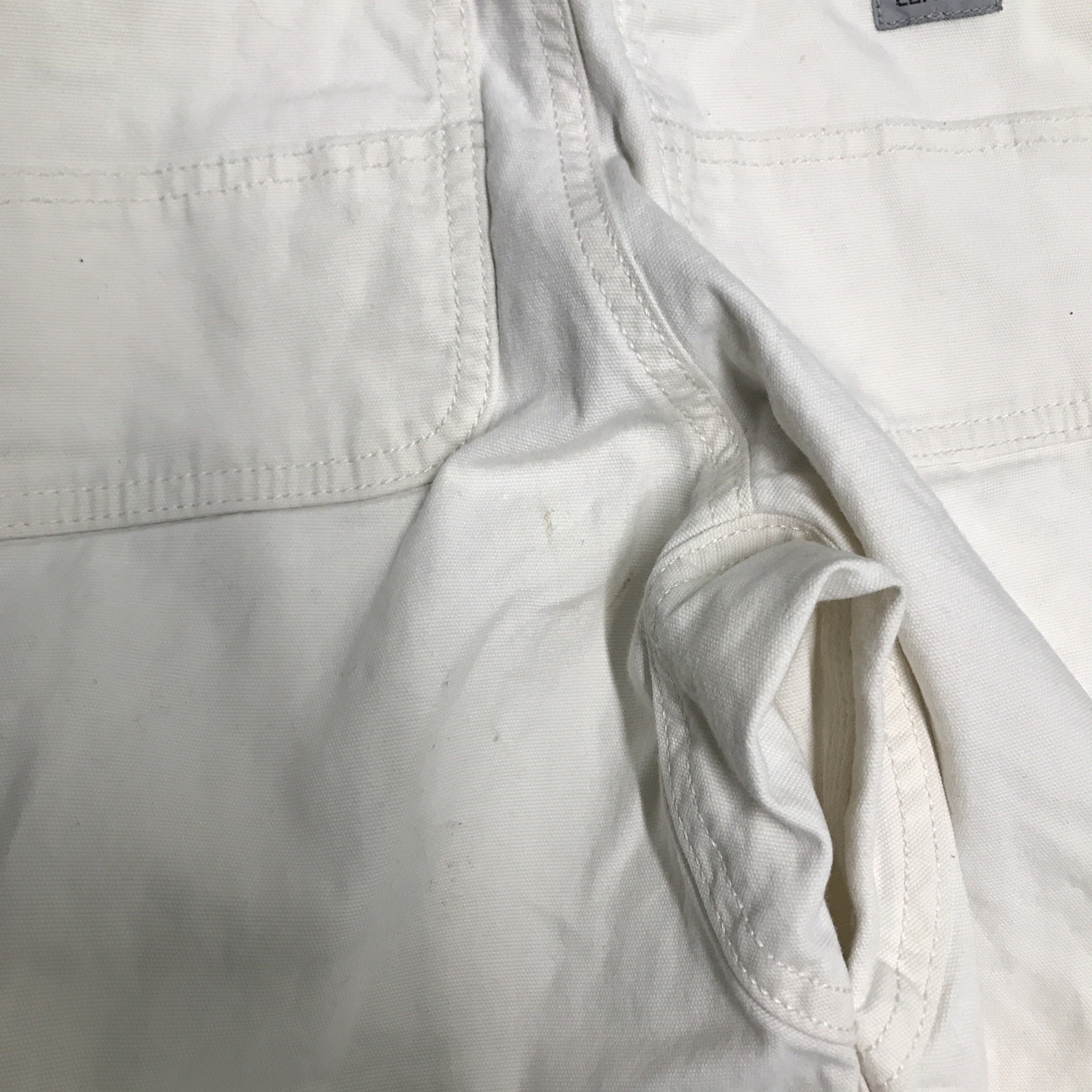 Carhartt Pants Mens 30×33 White Rugged Flex Rigby Double Knee 102802 NAT