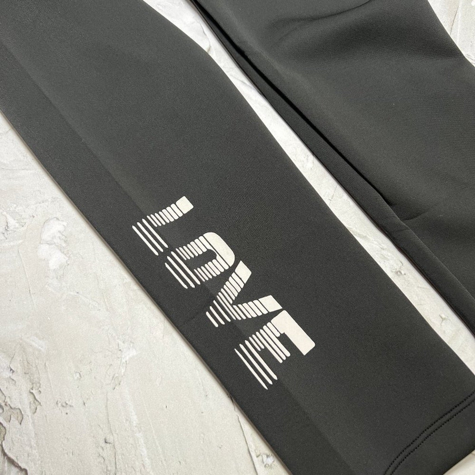 Love Stories Printed Leo Legging SIZE L Black Neoprene Lace-Up