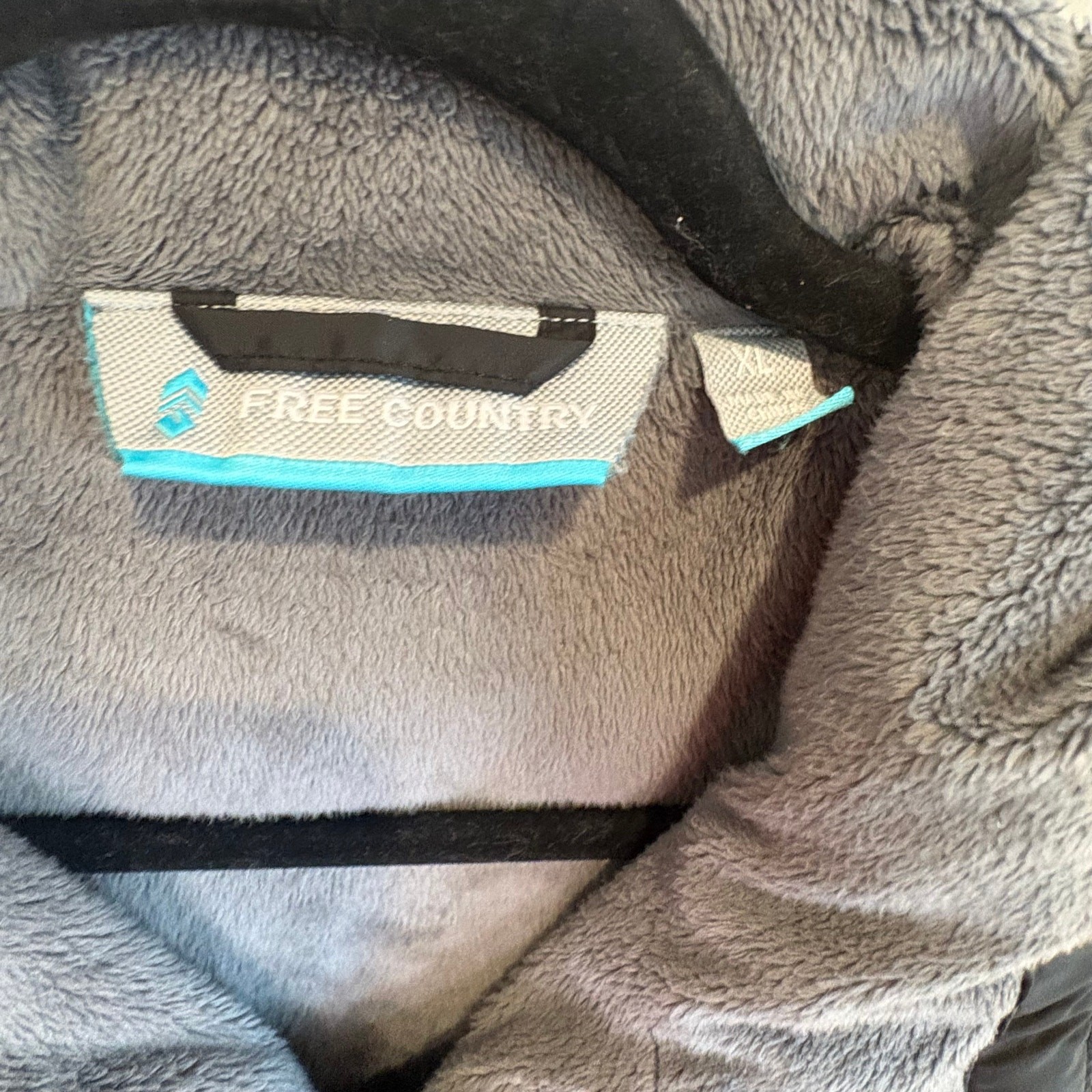 Free Country Black Hooded Jacket XL | Lightweight All-Season Layer