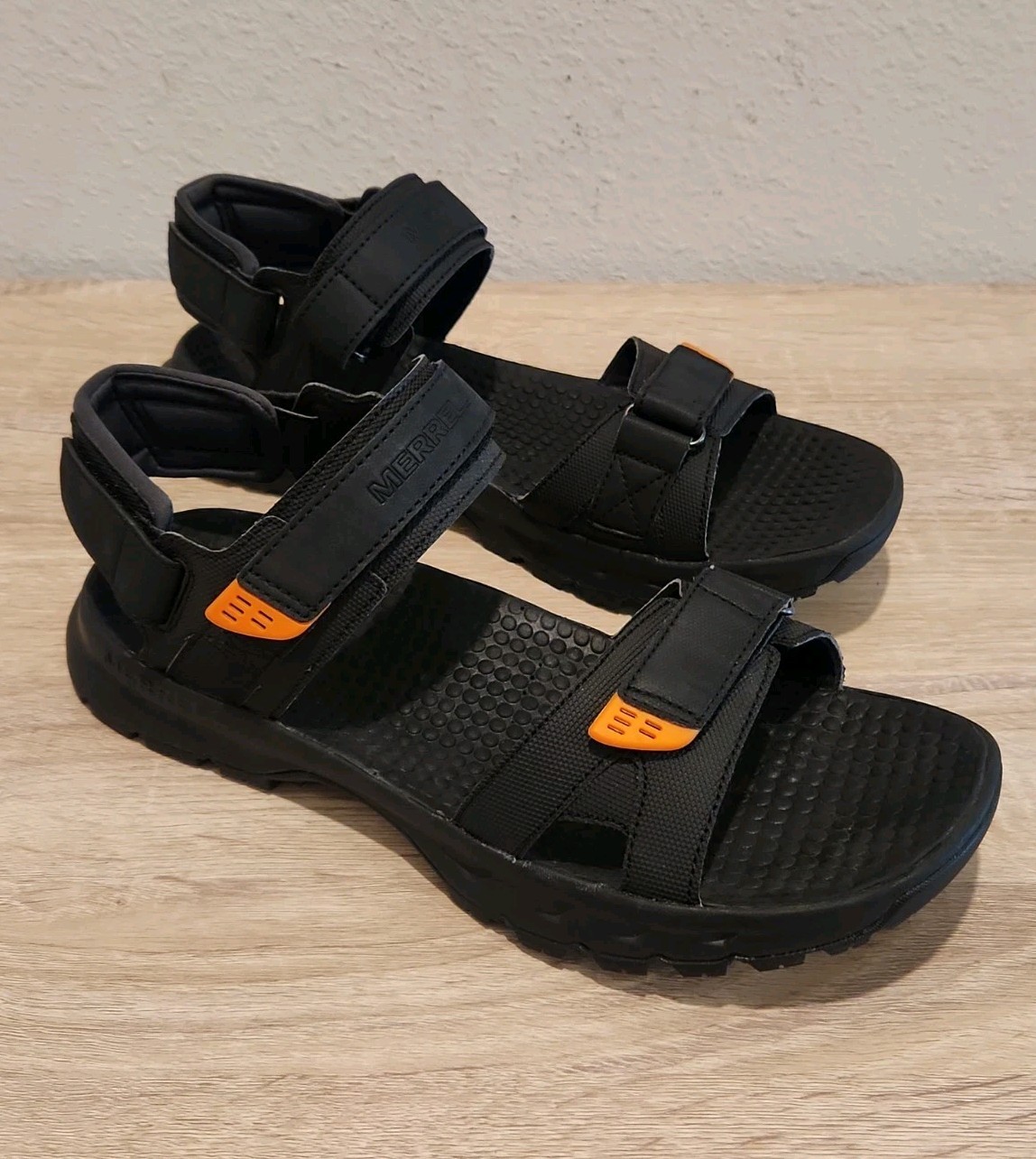 Merrell Cedrus Convert 3 Men’s Outdoor Hiking Sport Sandals Size 11 Black/Orange