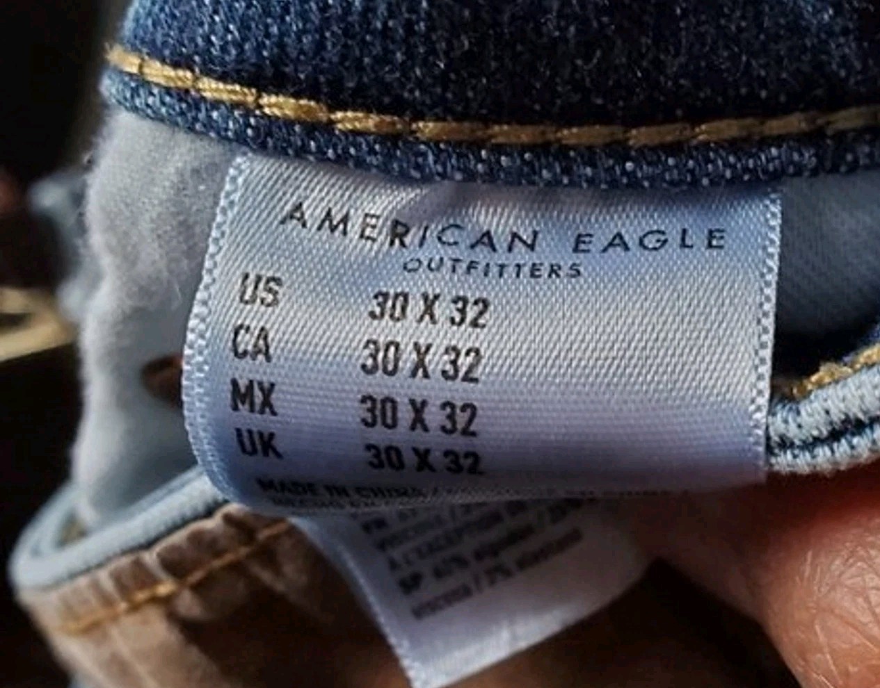 American Eagle Men’s Distressed Next Level Flex Jeans Size 30×32