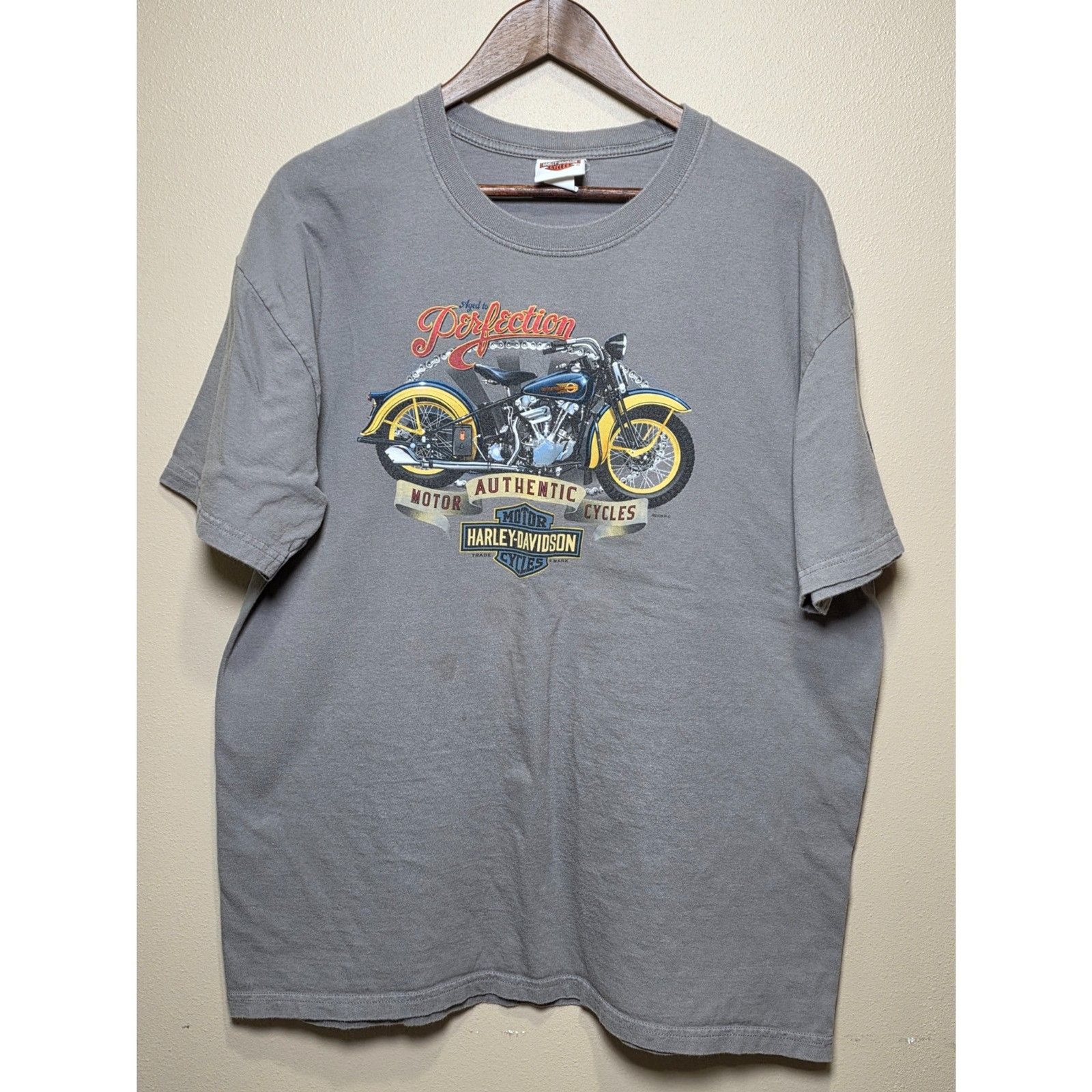 2009 Harley-Davidson Lombardi’s Staten Island New York Graphic T-Shirt XL Gray