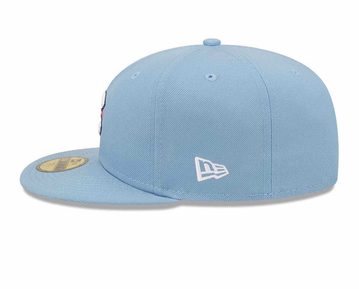 CHICAGO CUBS NEW ERA 59FIFTY CITY CONNECT FITTED HAT CAP LIGHT SKY BABY BLUE WOW