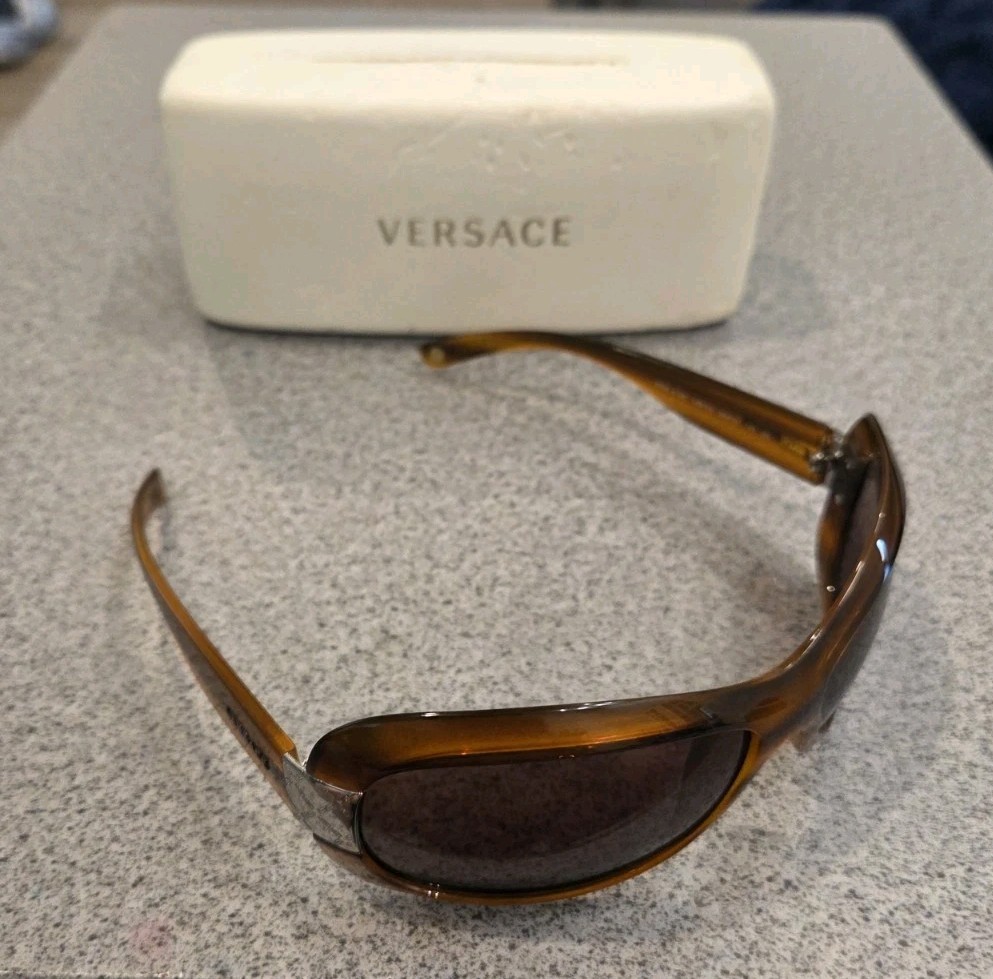 VERSACE Designer Sunglasses Made In Italy Mod 4136 728/73 64 □ 15 120 3N w Case