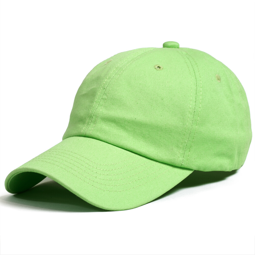 Baseball Cap Low Profile Plain Washed Cotton Hat Adjustable Blank Dad Solid Men