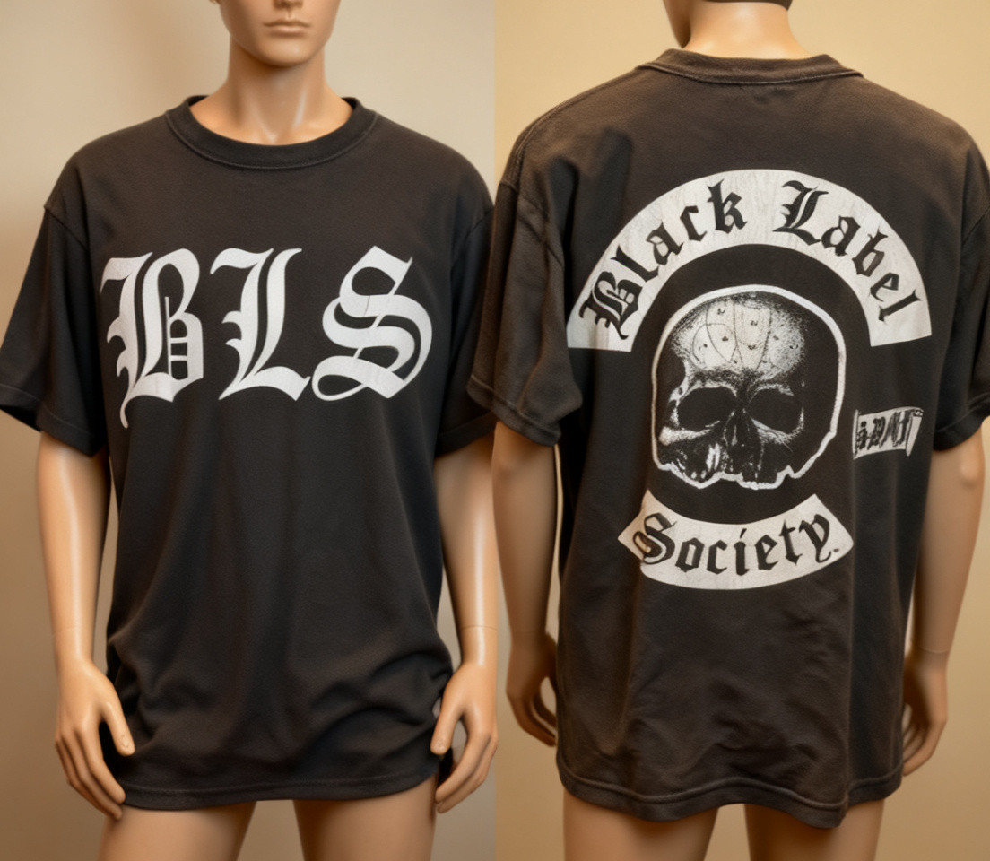 Black Label Society Zakk Wylde Band T-Shirt 2 sided Classic style NWT