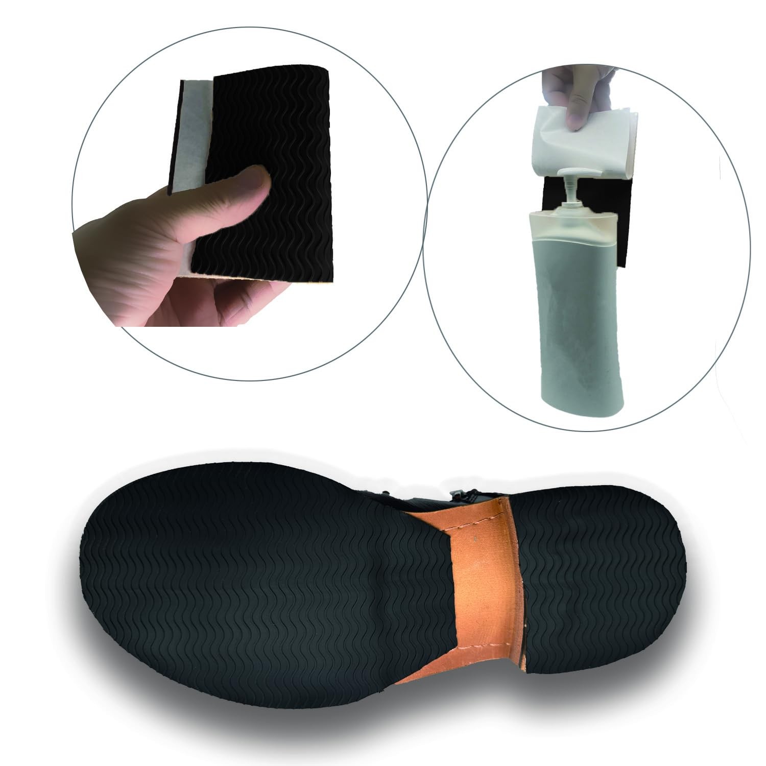 Shoe Sole Protectors Shoe Bottom Grip Pads Non-Slip Shoe Sole Pads Shoe Botto…
