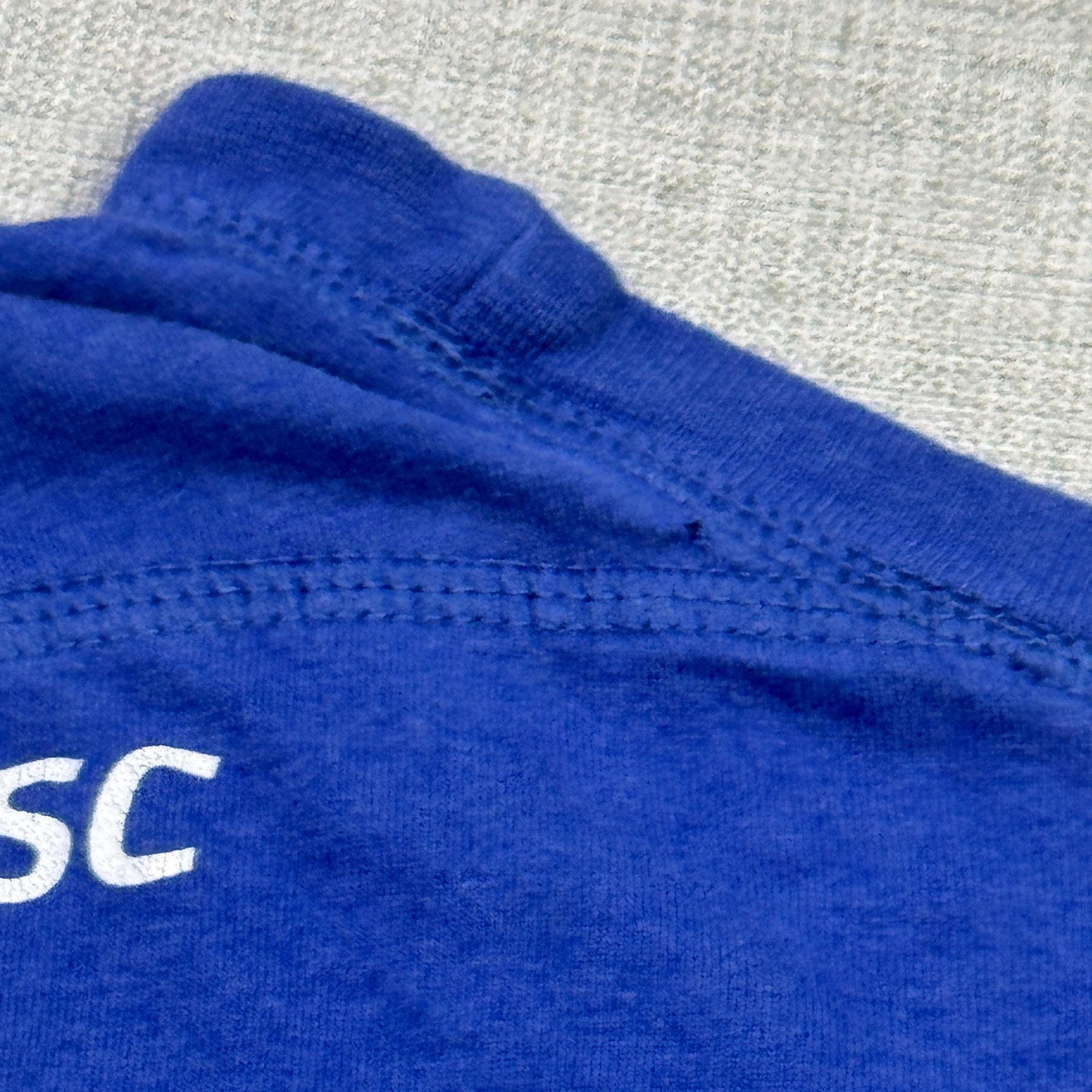 Tasc Shirt Mens L Blue Bamboo Performance Training Crew Neck Logo Tee Tagless