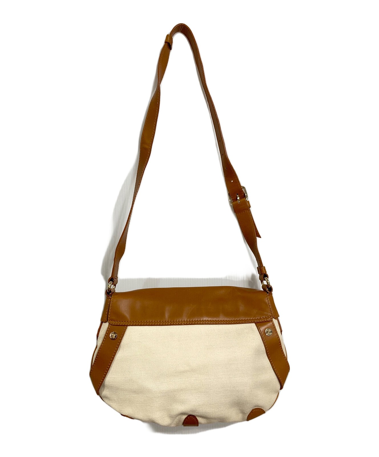 Celine Horse-drawn Carriage Hardware Shoulder Bag Old Made in Italy #TFB5398