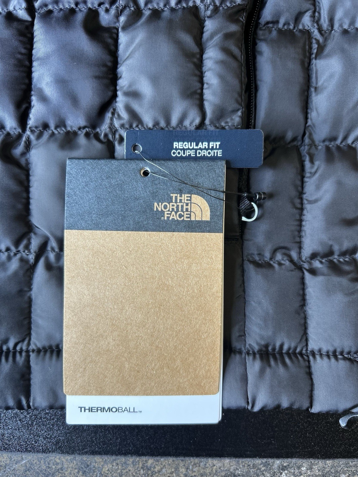 The North Face ThermoBall Full Zip Puffer Vest Black Men’s L New w/ Tags