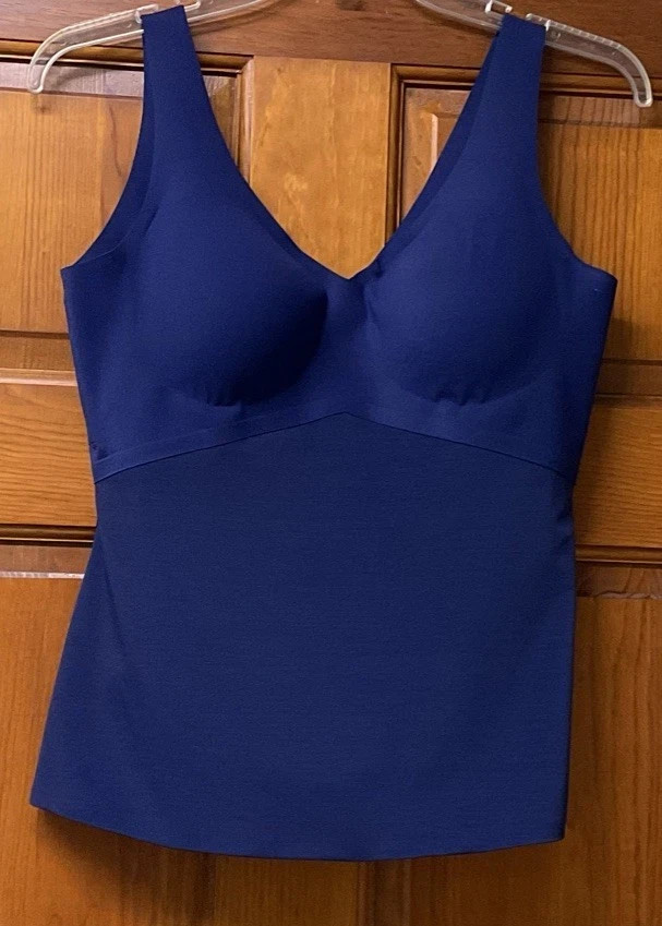 Honeylove LiftWear Seamless Shaping Tank Top Size 2X Shapewear Navy