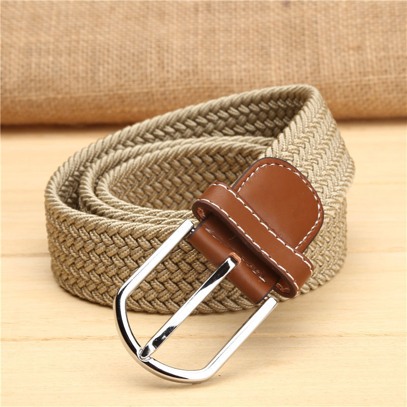 Elastic Fabric Braided Belt, Enduring Stretch Woven Belt for Women men unisex