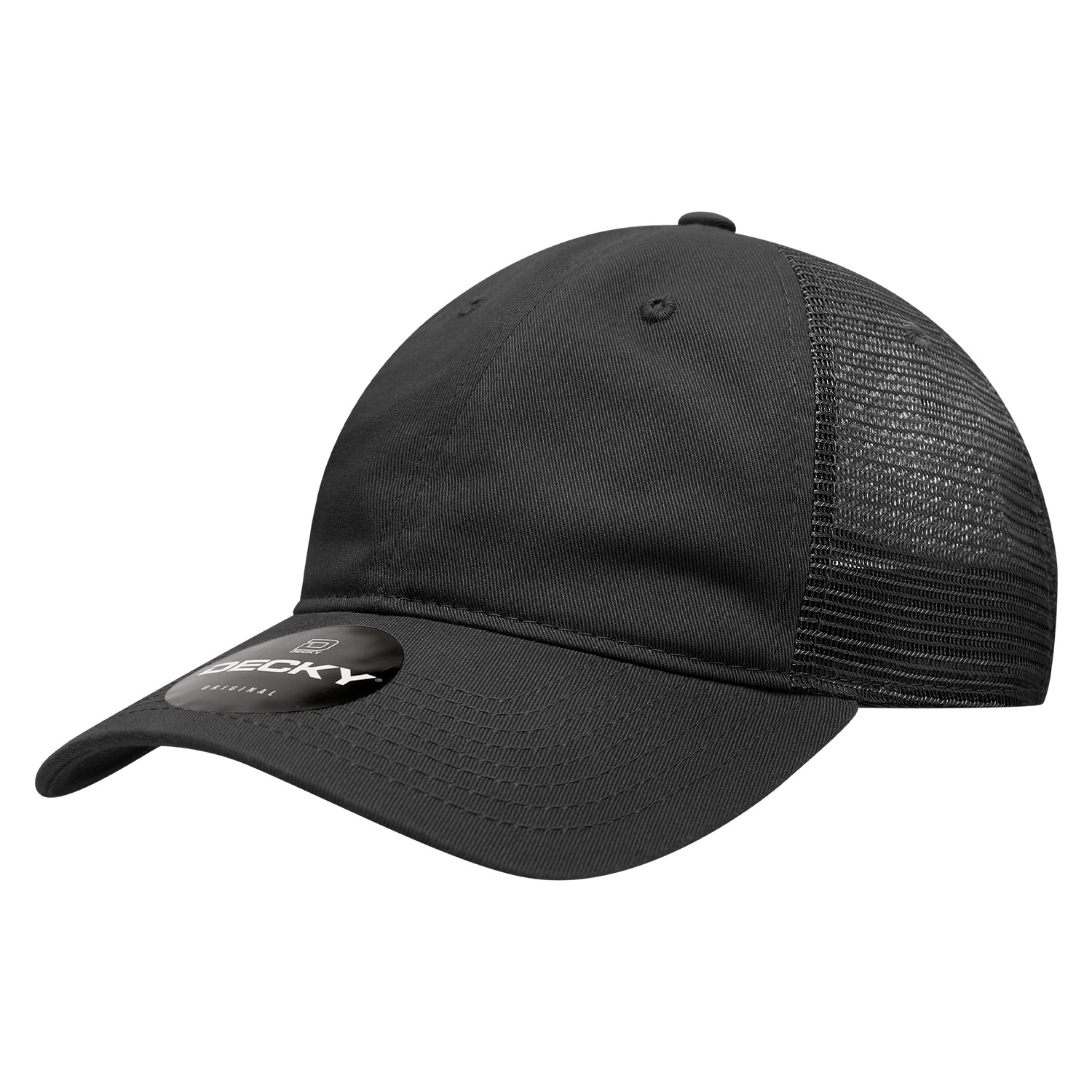 Decky Unisex 6 Panel Low Profile Relaxed Cotton Trucker Cap – 120