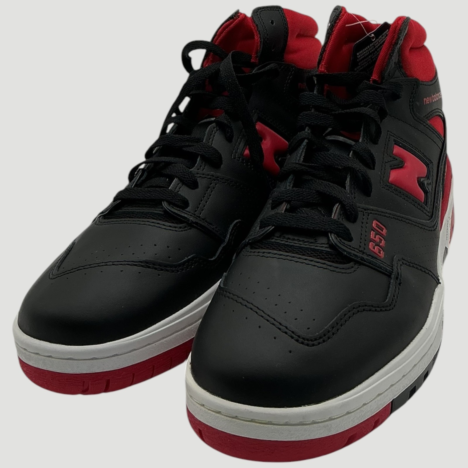 New Balance 650 Men’s Size 11.5 Black/Red Sneakers NWOB
