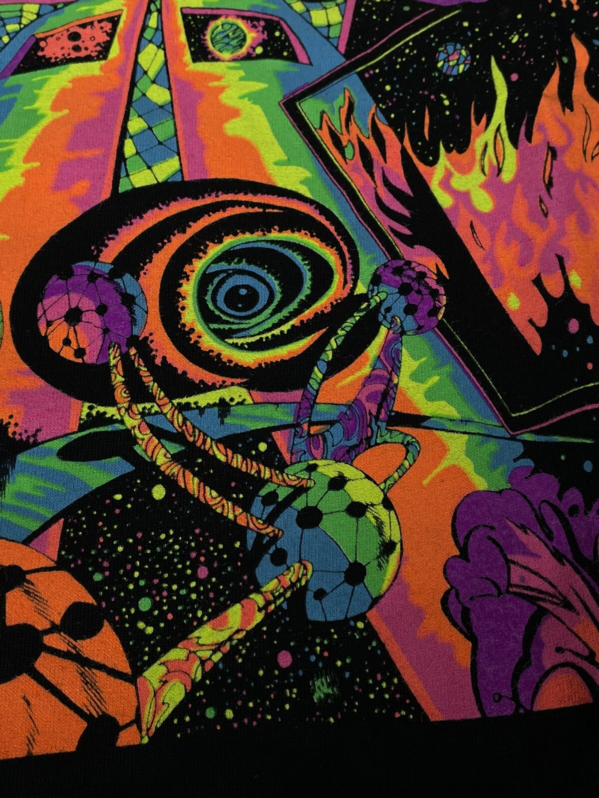 Doctor Strange 60’s Marvel Comics Black Light Psychedelic T-Shirt NEW