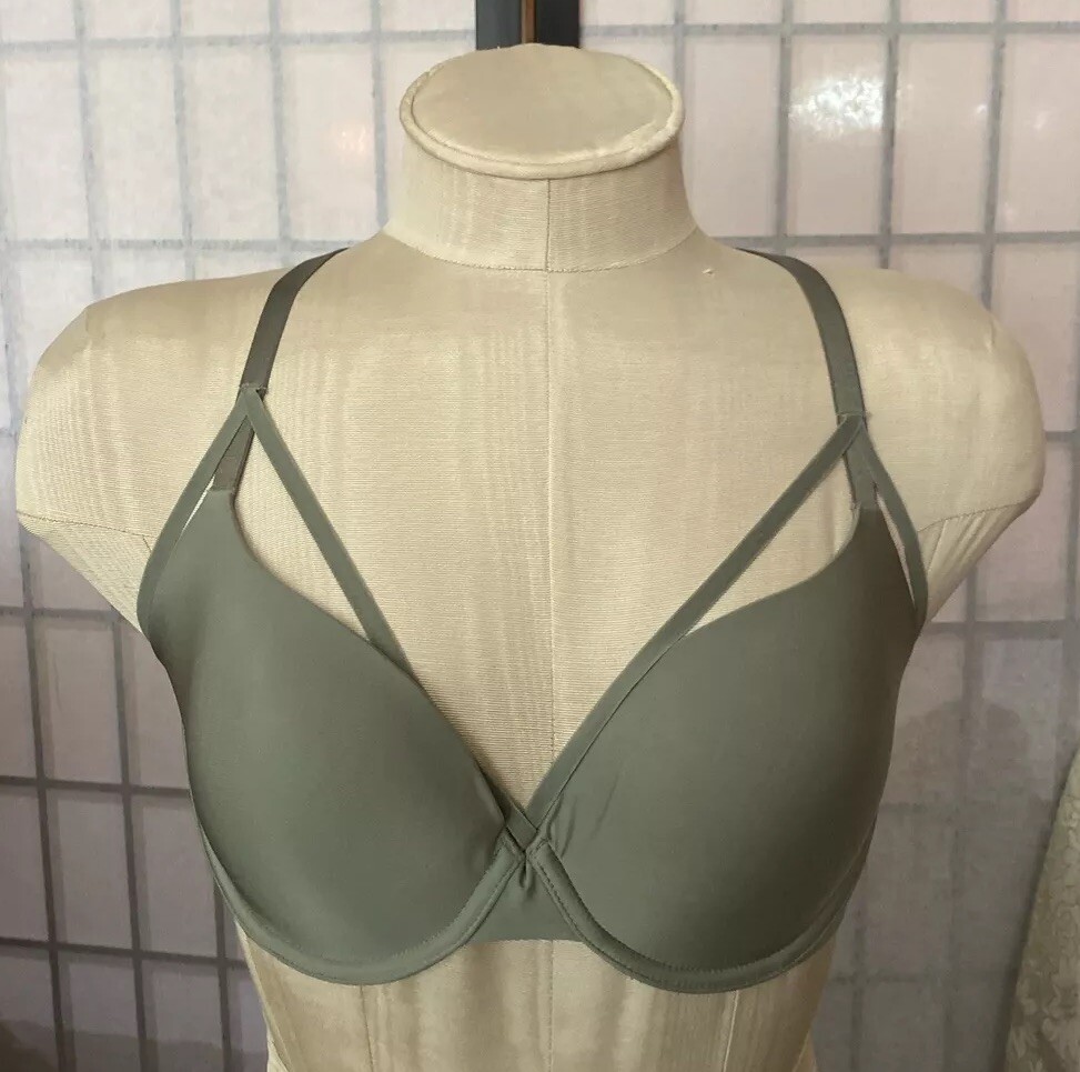 Victoria’s Secret 34D Lightly Lined Demi Crossback/Normal Strap T-Shirt Bra