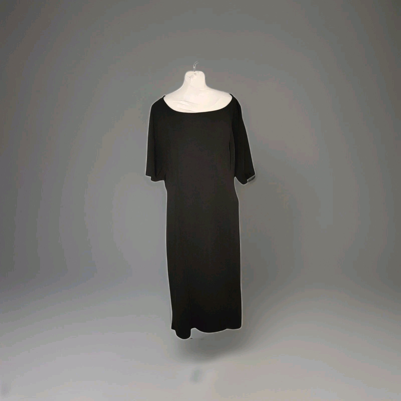Torrid Soft Black Studio A Line Size 6 30 NWT Minimalist Buisunes Casual Dress