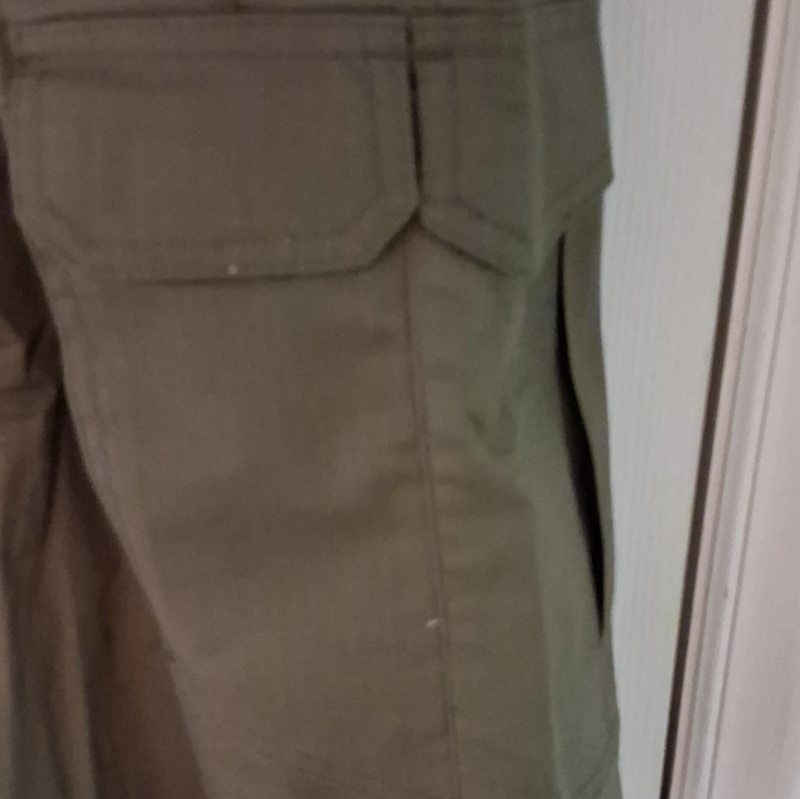 CQR Men’s Brown Cargo Shorts Cotton Nylon Elastane Canvas Zip Pockets Washable