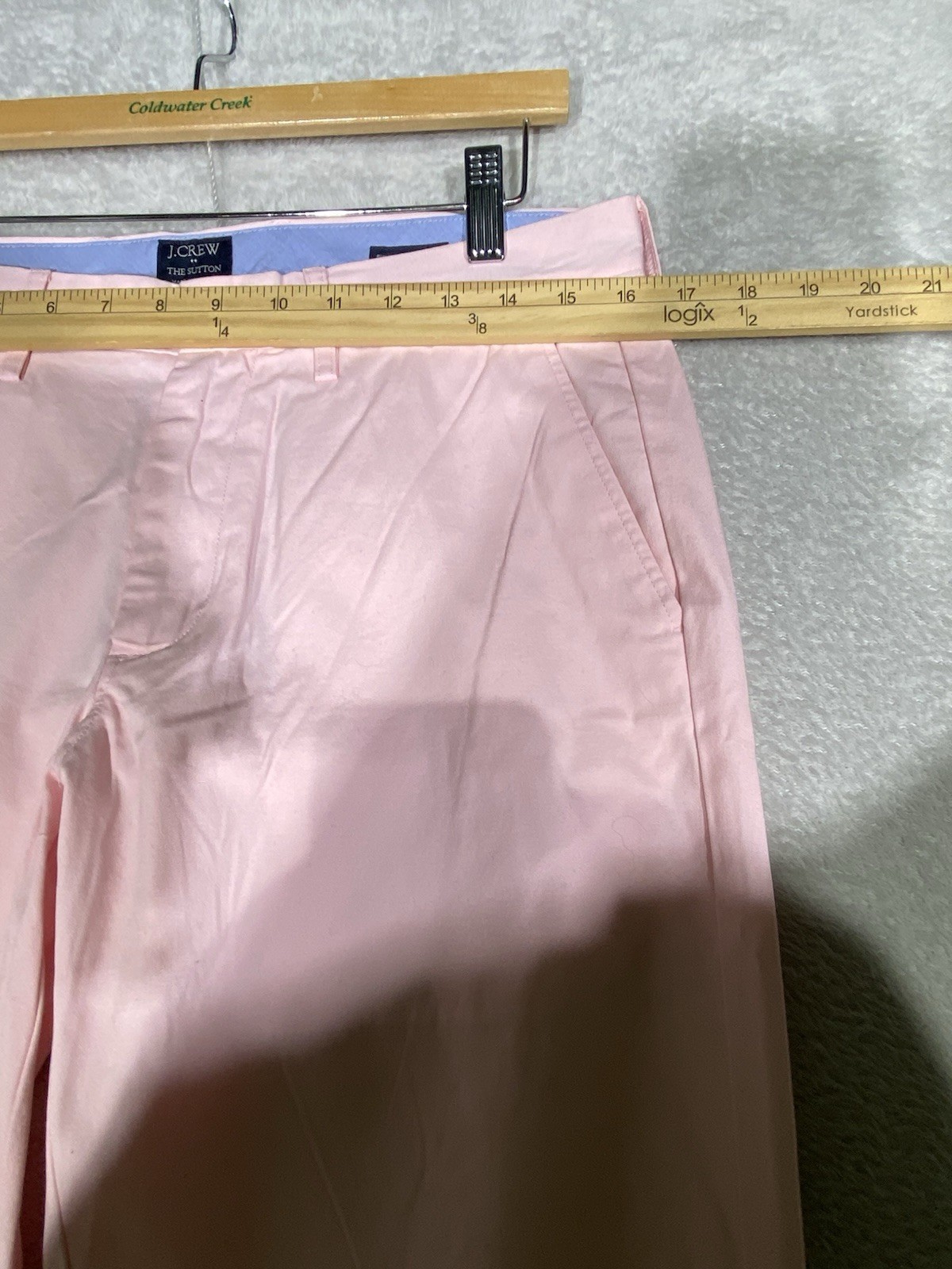 J.CREW The Sutton Pants Men’s 31X30 Pink Slim Fit Summerweight Chino Cotton NWT